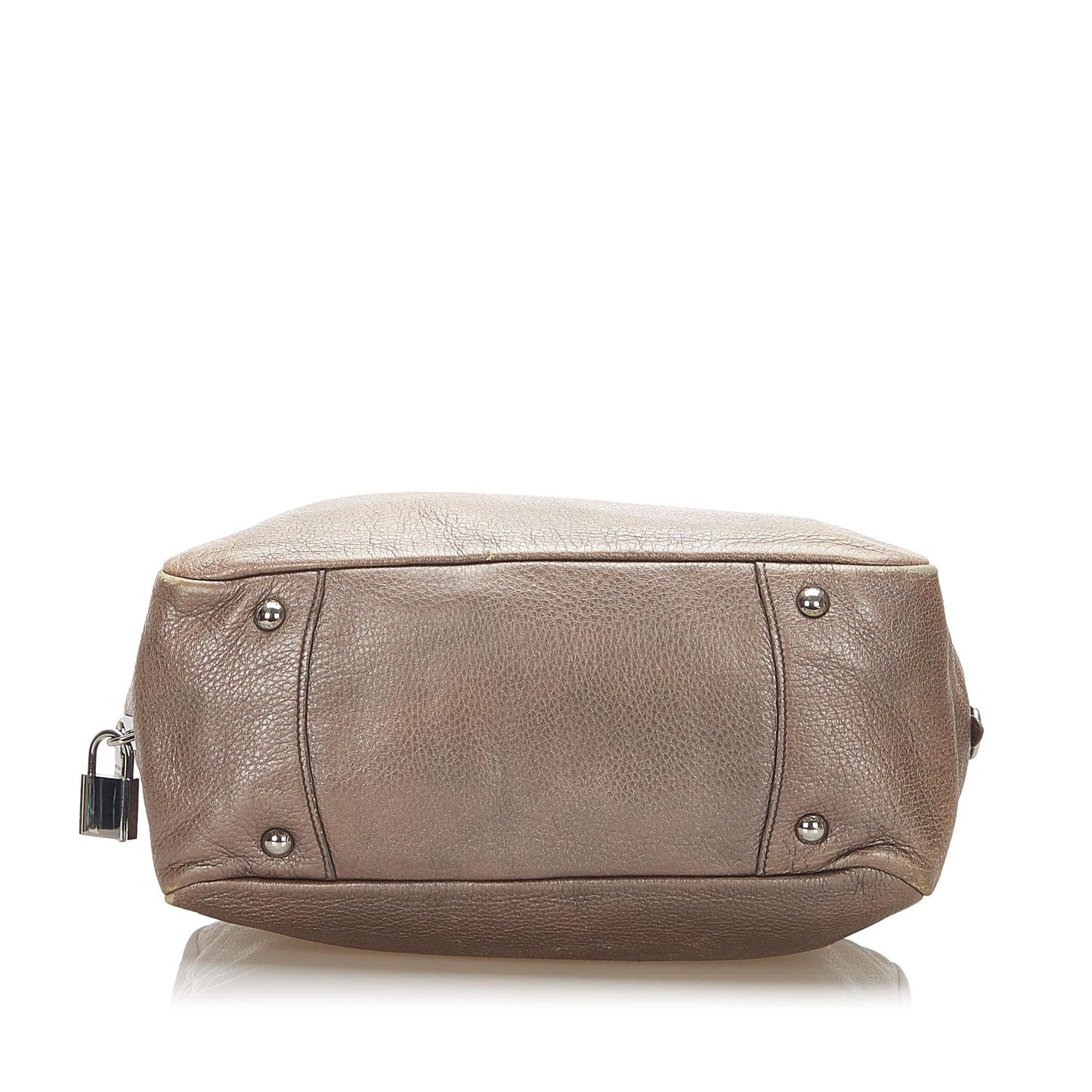 Prada Daino Handbag Shg Vitello Satchel Bag Handbag Shg 17696