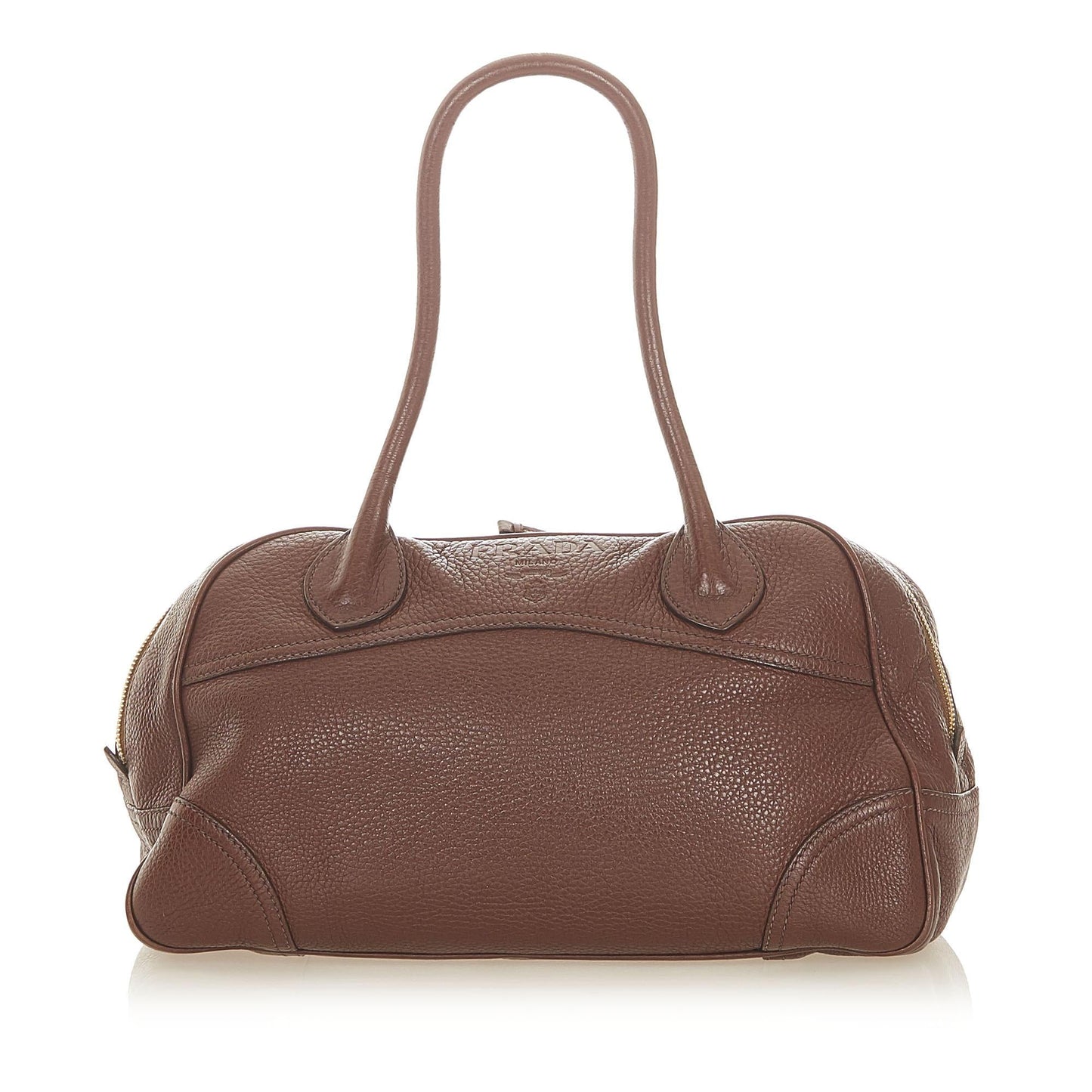 Prada Daino Handbag Shg Vitello Satchel Bag Handbag Shg 19836