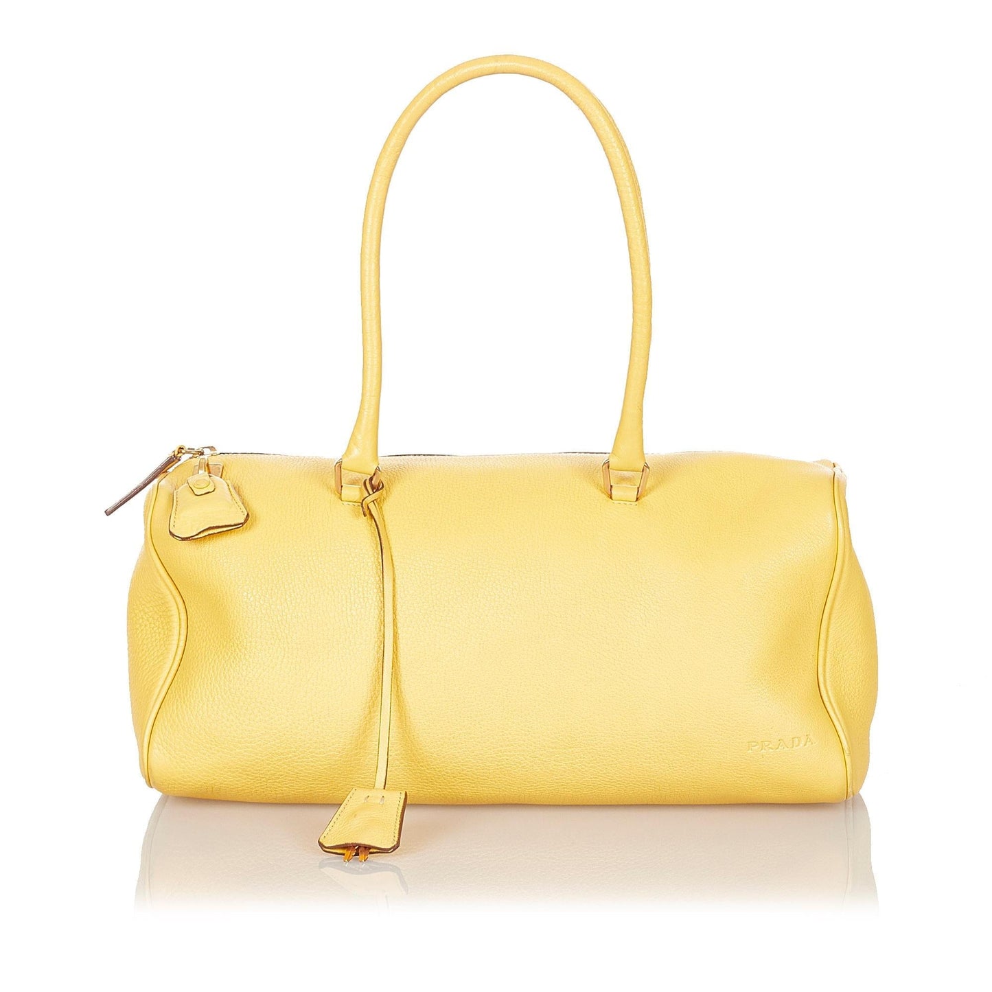 Prada Daino Handbag Shg Vitello Satchel Bag Handbag Shg 20921