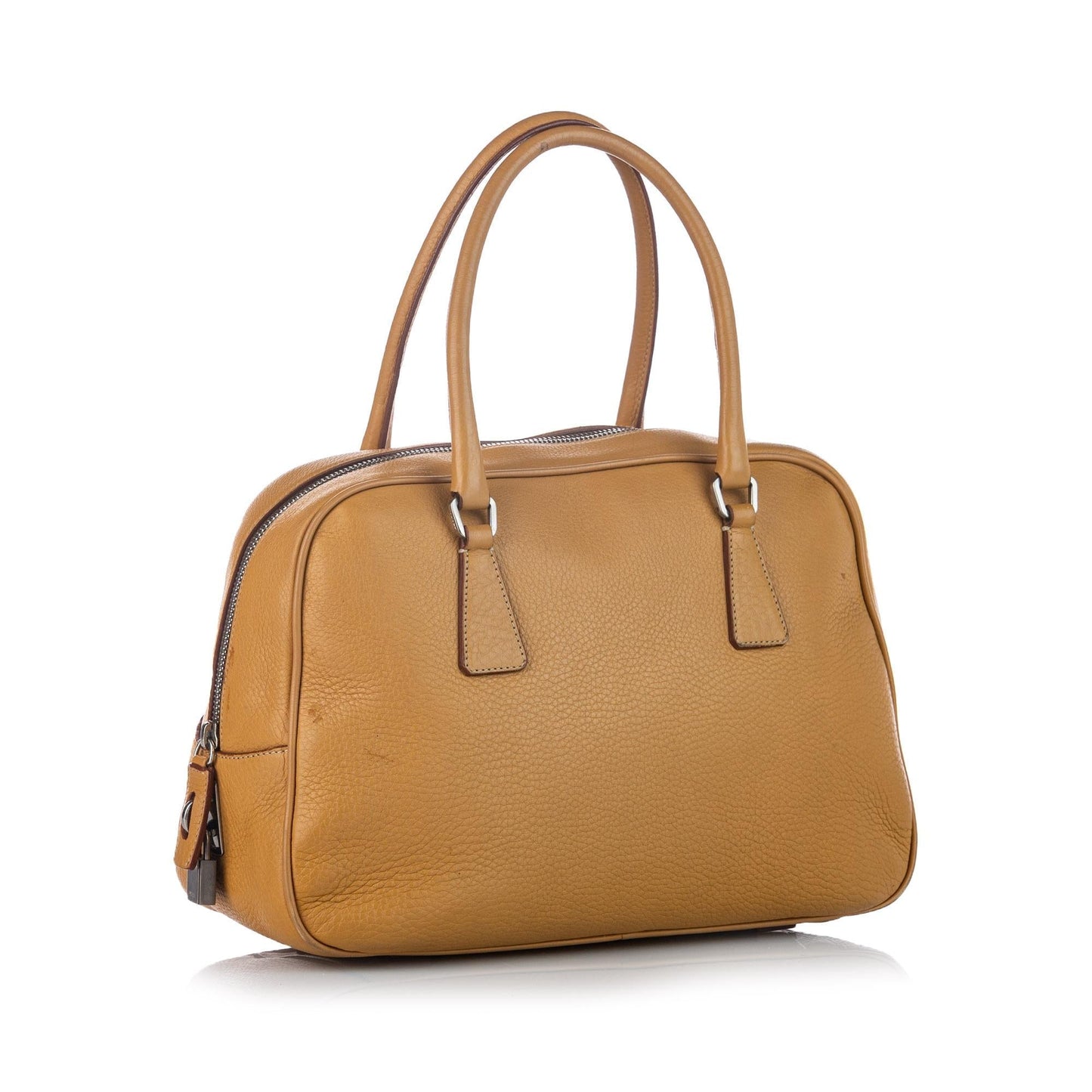Prada Daino Handbag Shg Vitello Satchel Bag Handbag Shg 21726