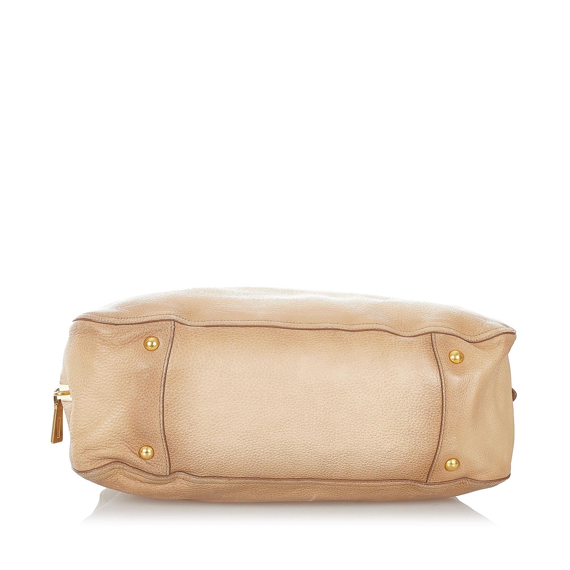 Prada Daino Handbag Shg Vitello Satchel Bag Handbag Shg 26820