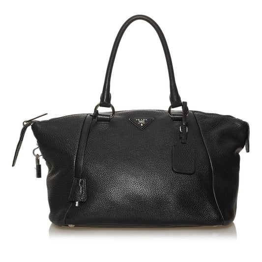 Prada Daino Handbag Shg Vitello Satchel Bag Handbag Shg 29099