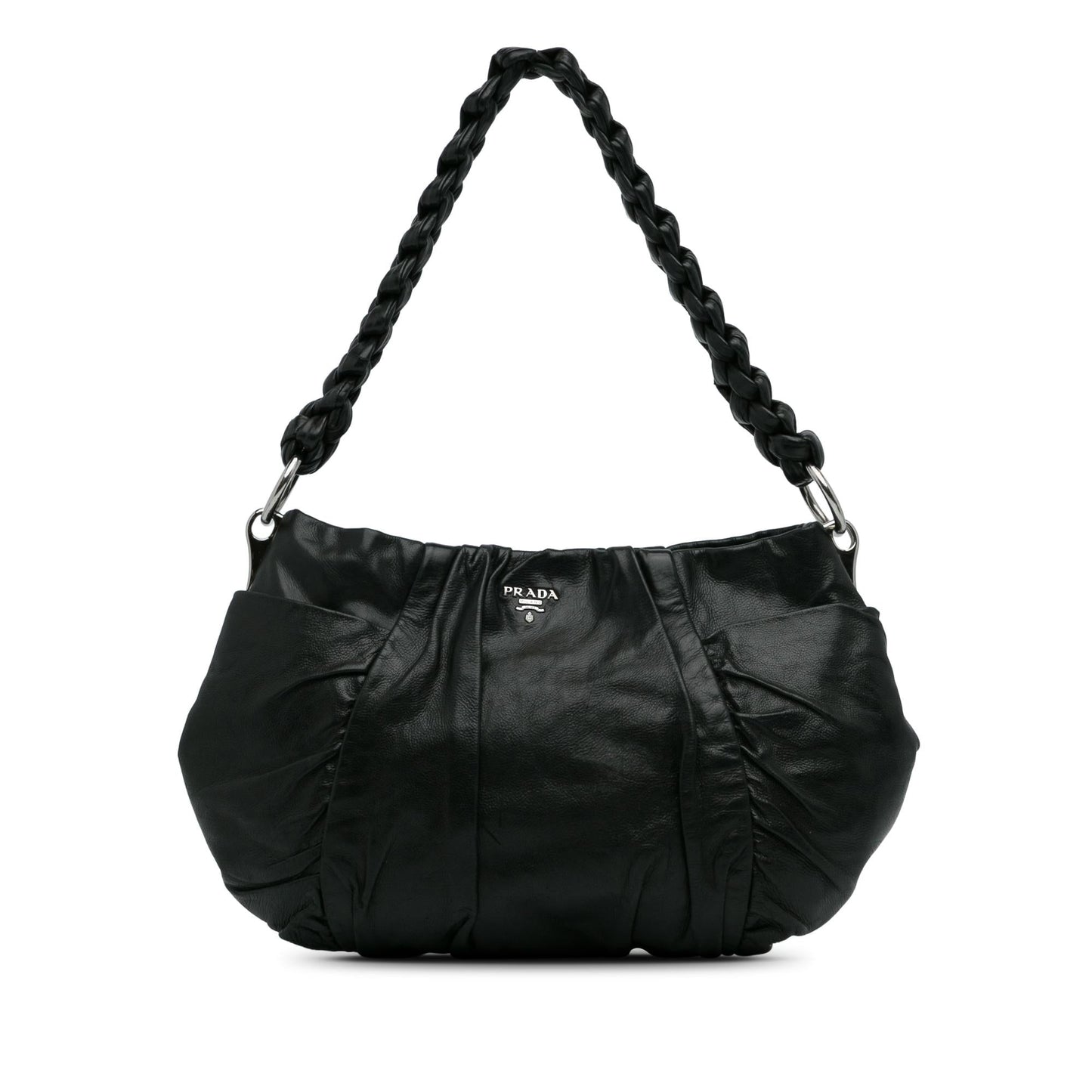 Prada Daino Hobo Bag Shg 7Vhtxc Vitello Shoulder Bag