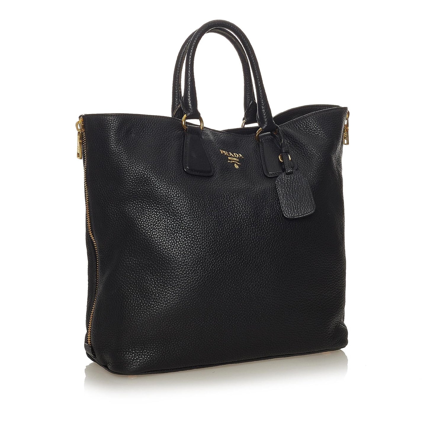 Prada Daino Satchel Shg Leather Vitello Satchel Bag