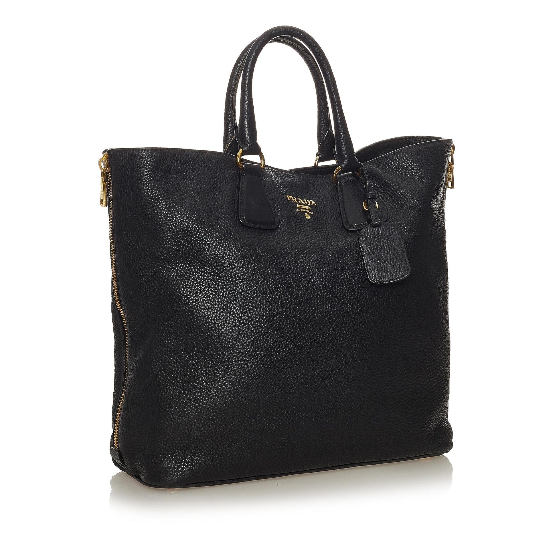 Prada Daino Satchel Shg Leather Vitello Satchel Bag