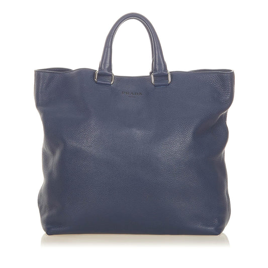 Prada Daino Tote Bag Leather Vitello