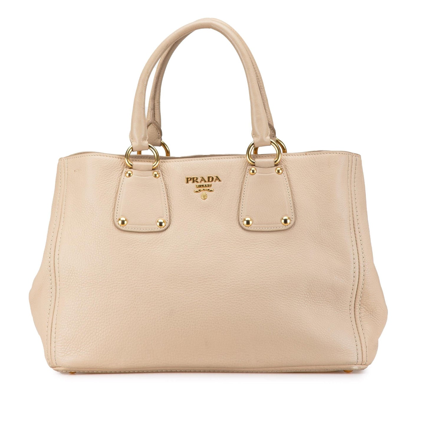 Prada Daino Open Convertible Tote Vitello Tote Bag