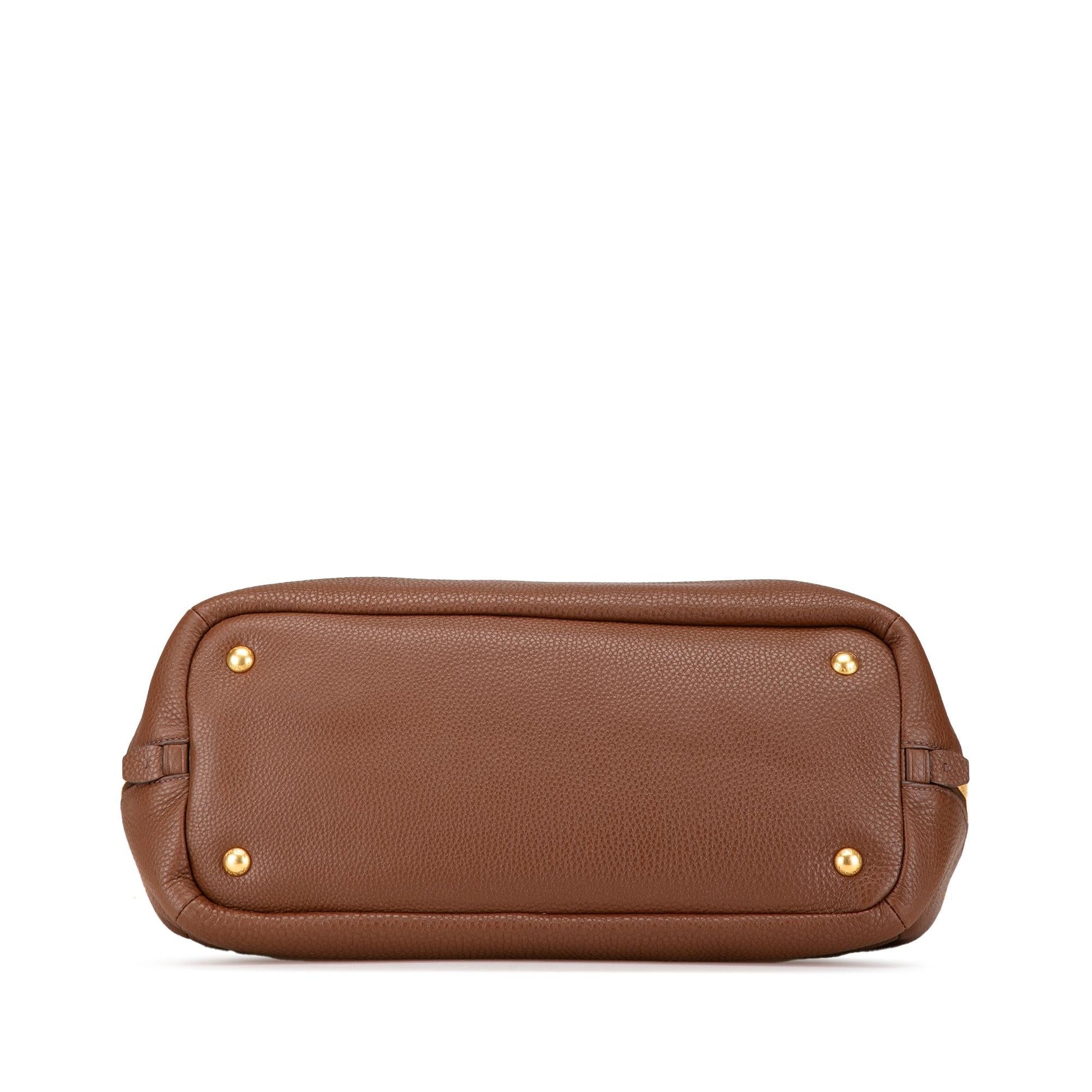 Prada Daino Open Convertible Tote Vitello Tote Bag Convertible Tote 1