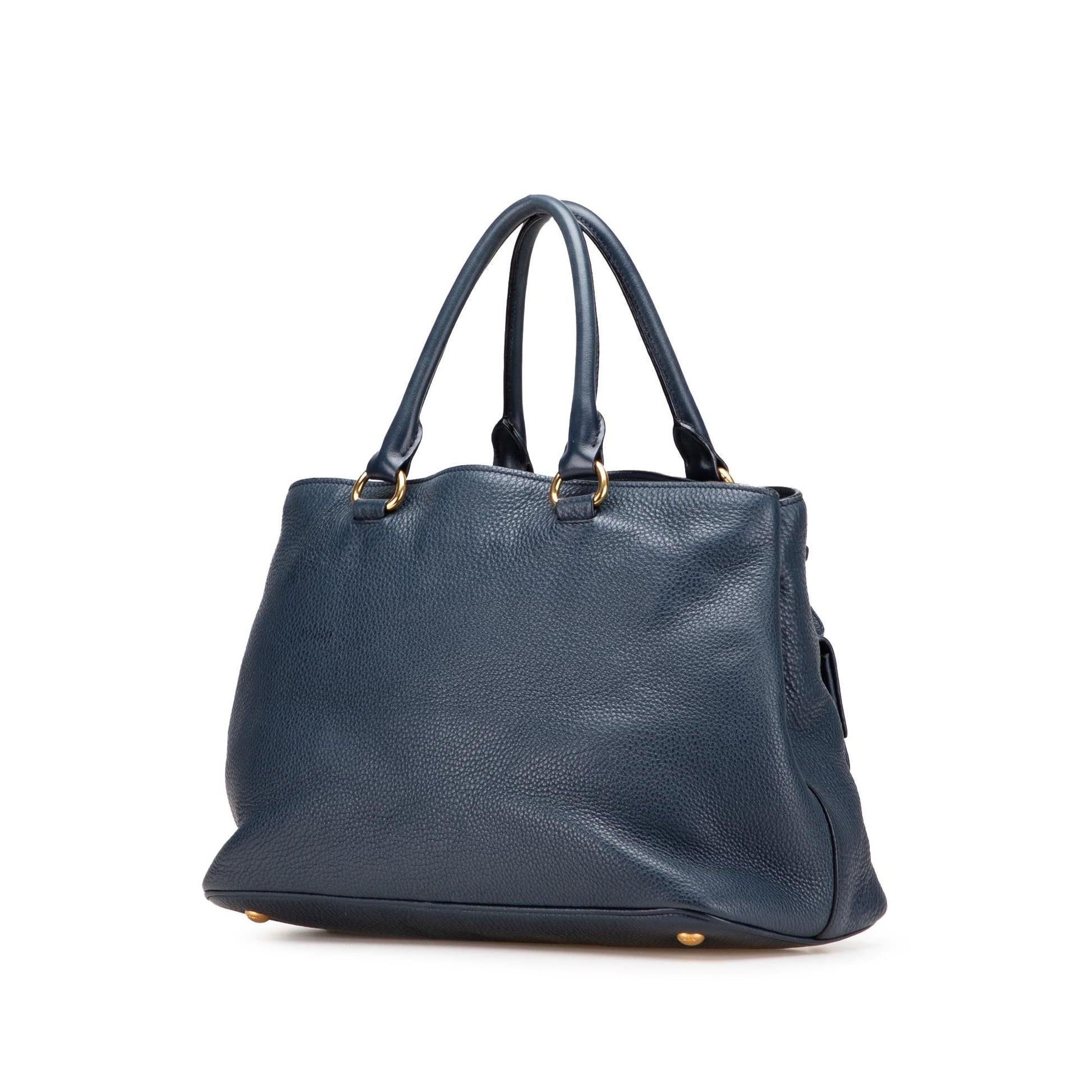 Prada Daino Open Convertible Tote Vitello Tote Bag Convertible Tote 7