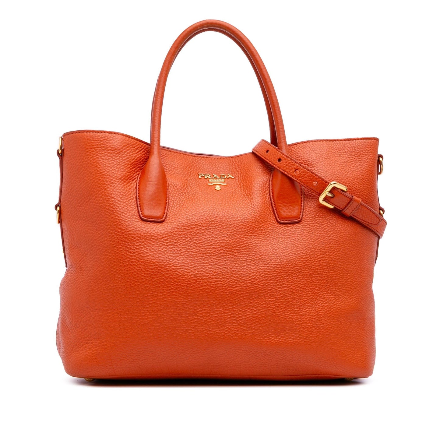 Prada Daino Open Convertible Tote Vitello Tote Bag Convertible Tote 5