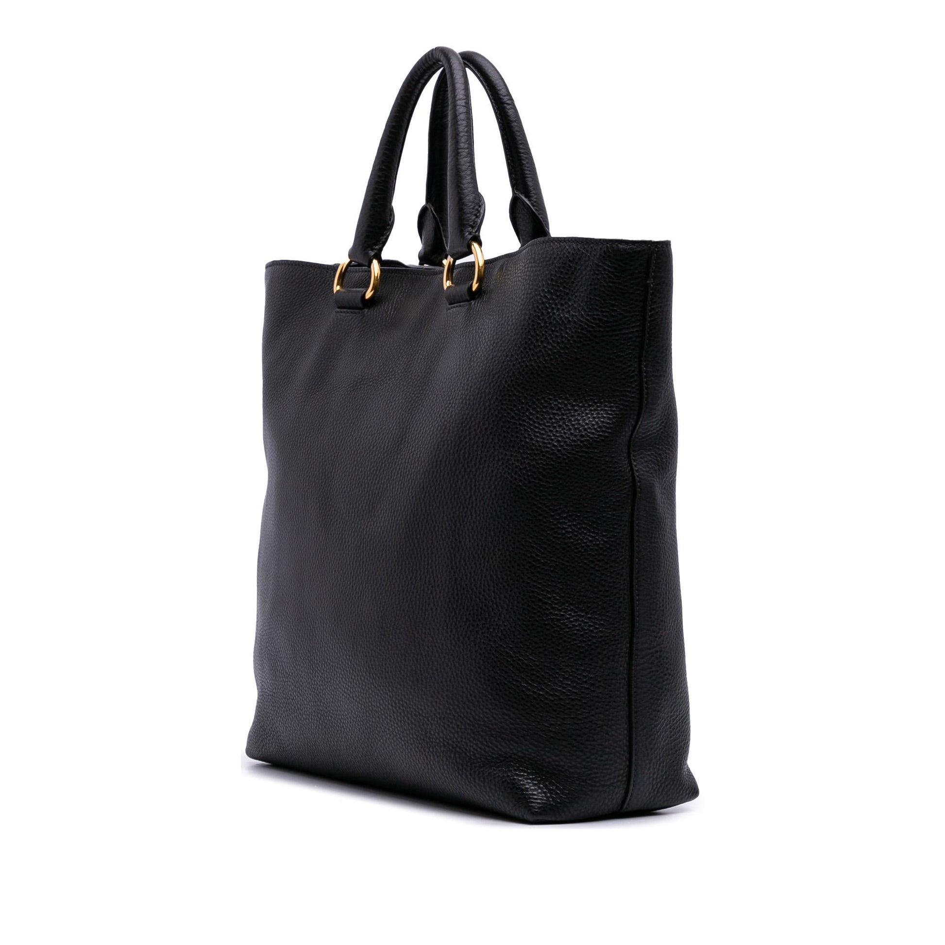 Prada Daino Open Convertible Tote Vitello Tote Bag Convertible Tote 8