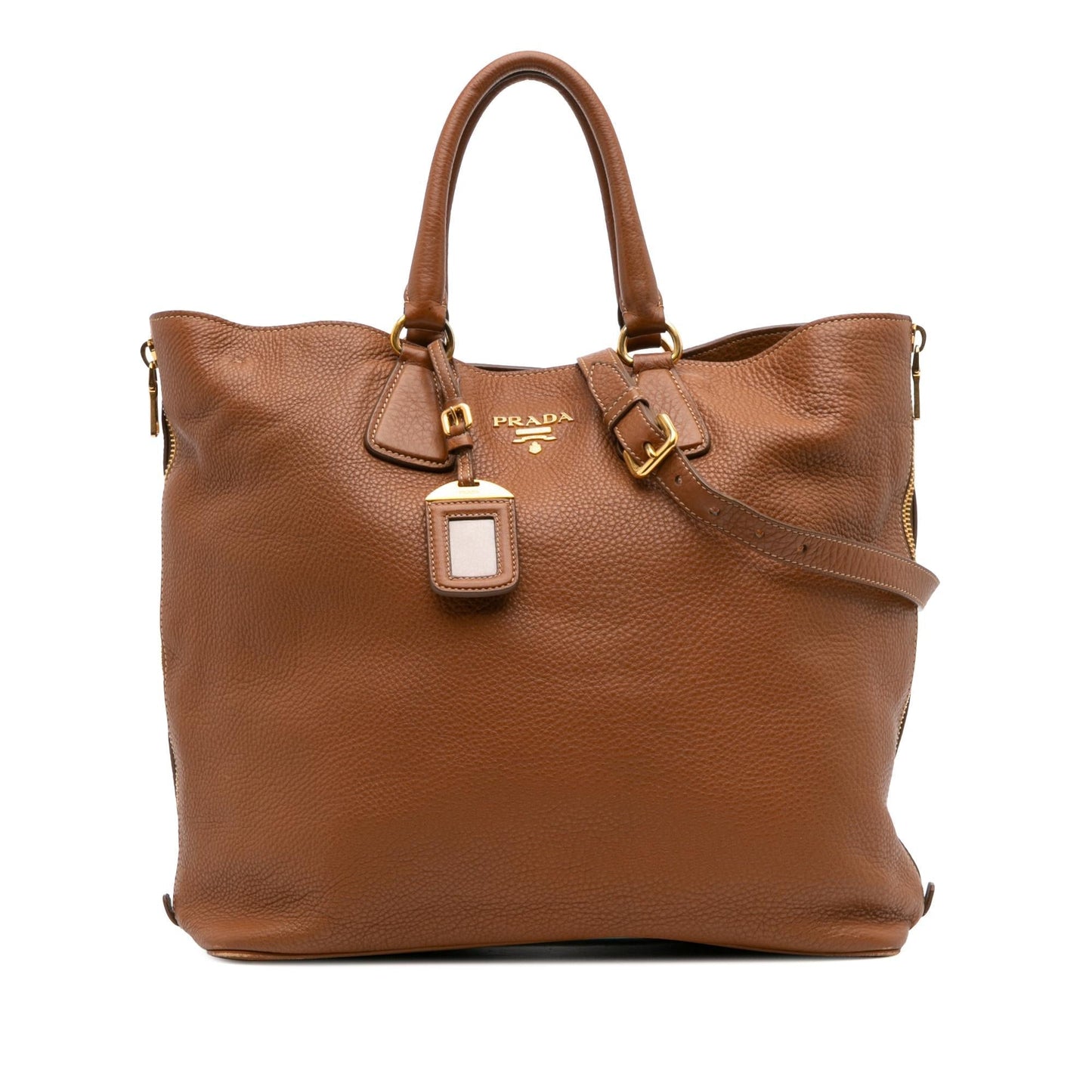 Prada Daino Open Convertible Tote Vitello Tote Bag Convertible Tote 18