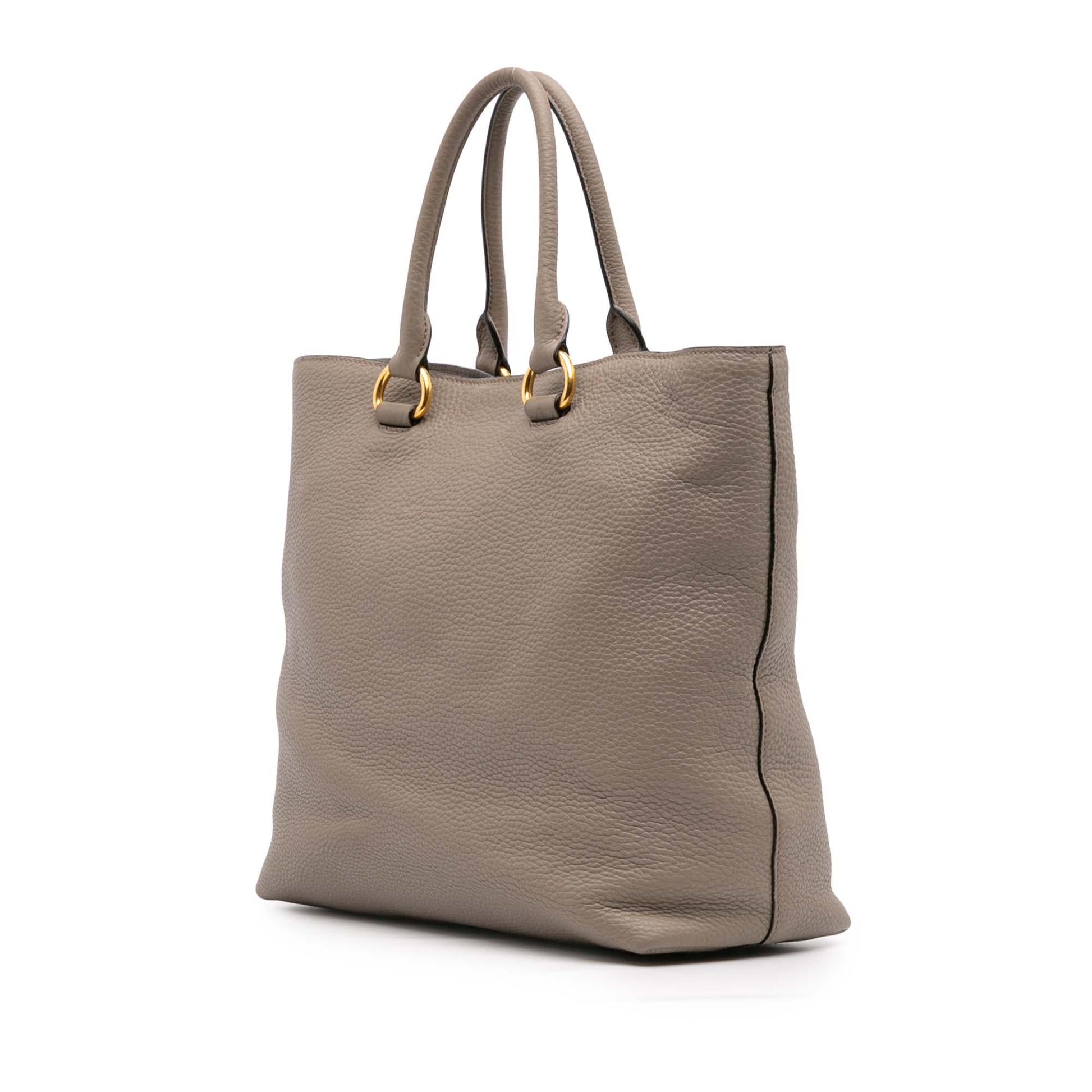 Prada Daino Open Convertible Tote Vitello Tote Bag Convertible Tote 23