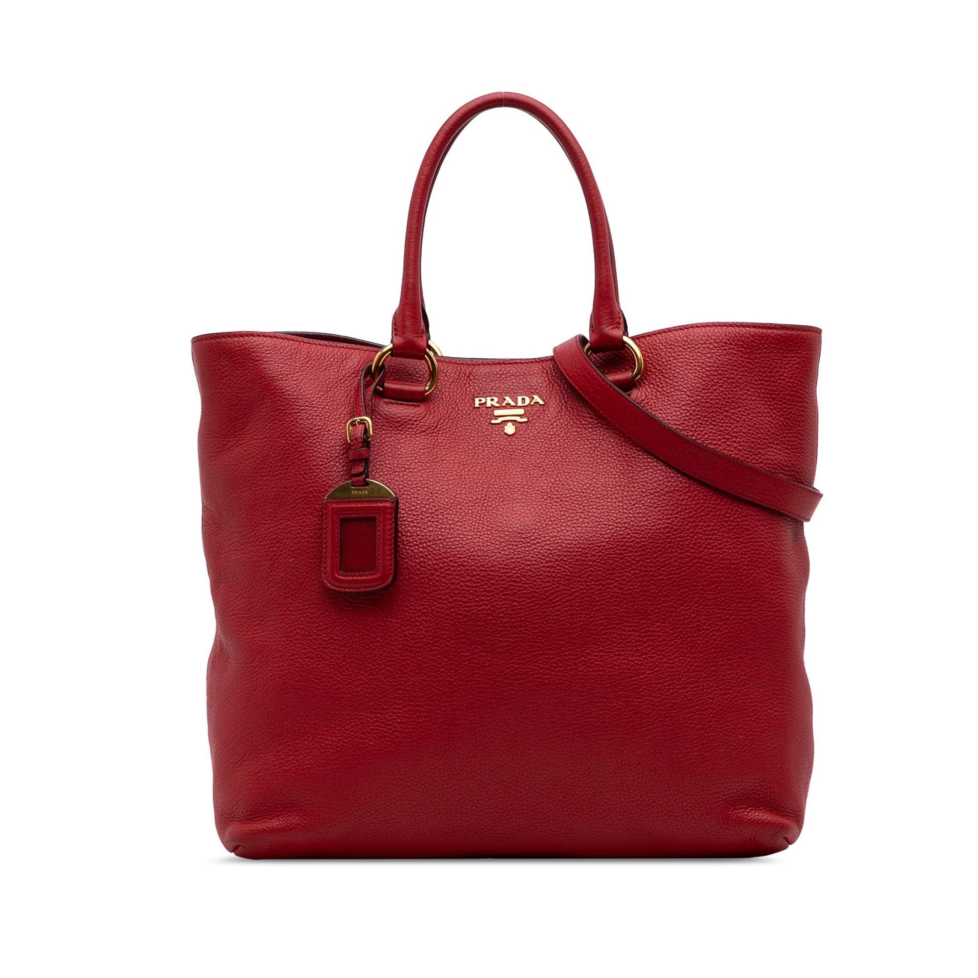 Prada Daino Open Convertible Tote Vitello Tote Bag Convertible Tote 32