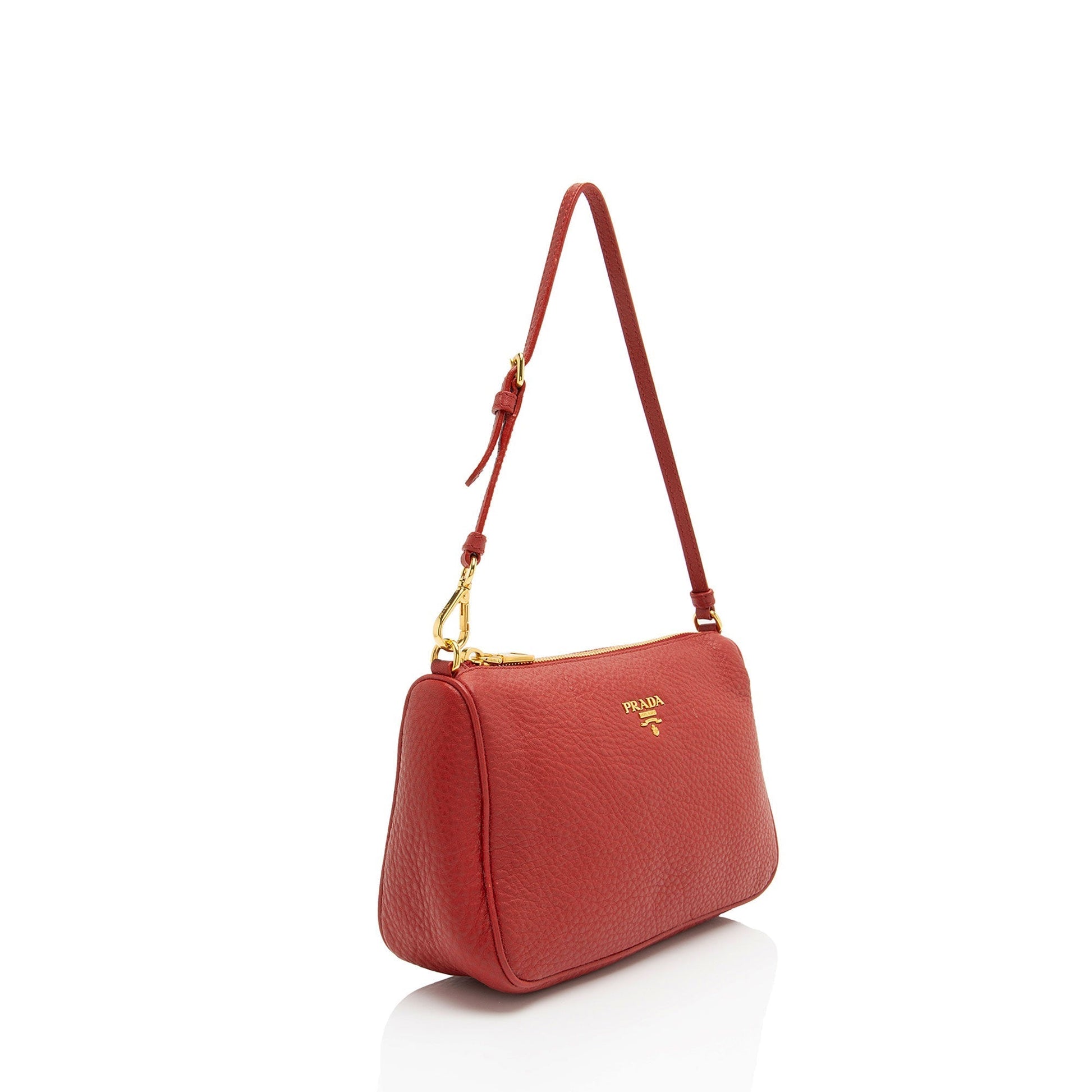 Prada Daino Pochette Clutch Bag Vitello