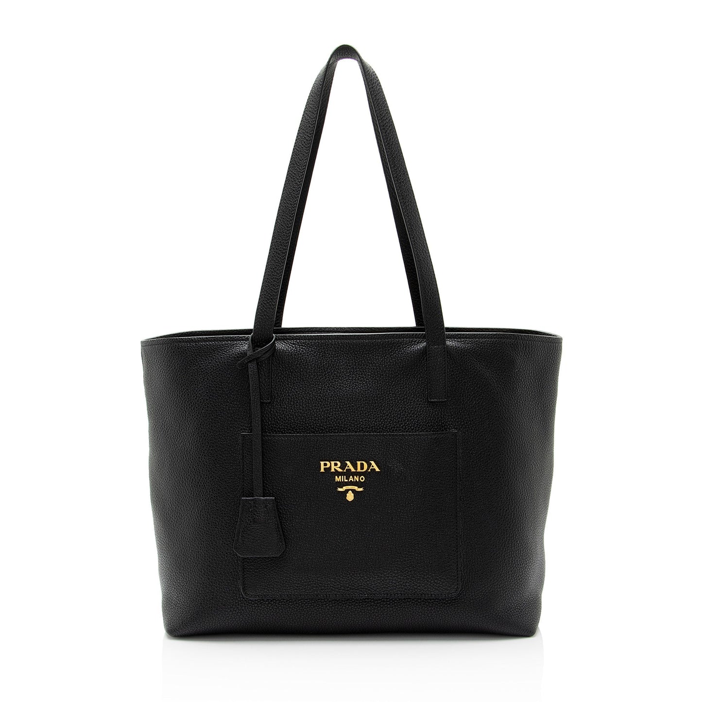Prada Daino Pocket Shopping Tote Shf Arkuvk Vitello Tote Bag