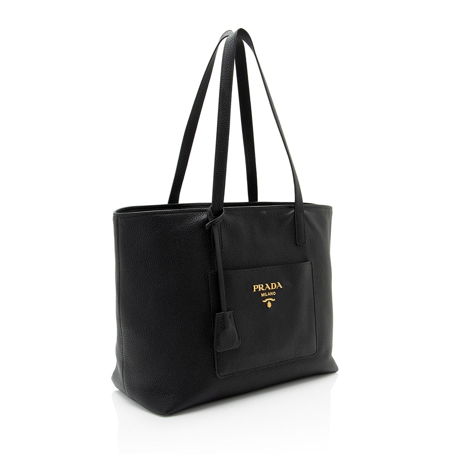 Prada Daino Pocket Shopping Tote Shf Arkuvk Vitello Tote Bag