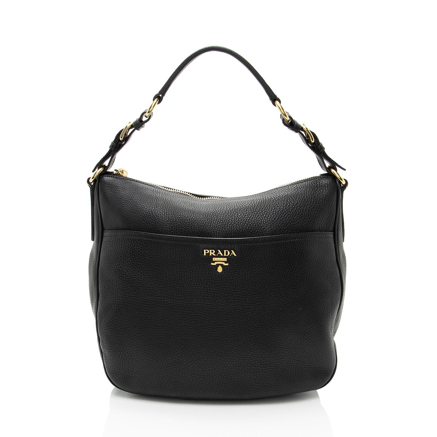 Prada Daino Pocket Hobo Vitello Small Shoulder Bag Small Hobo 1