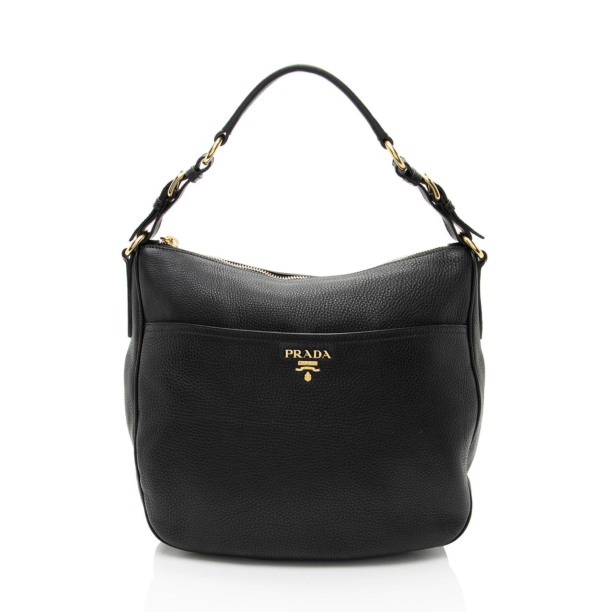Prada Daino Pocket Hobo Vitello Small Shoulder Bag Small Hobo 1