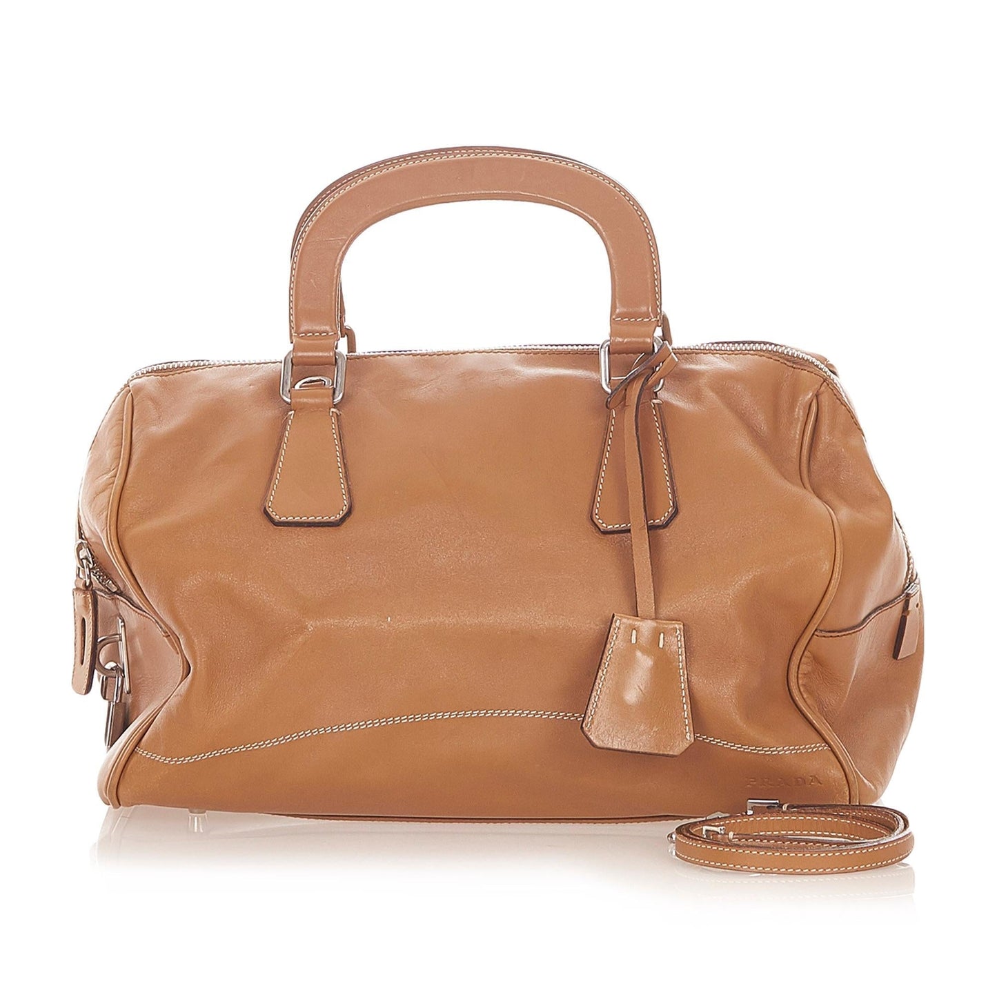 Prada Daino Satchel Shg Vitello Satchel Bag Satchel Shg 19625