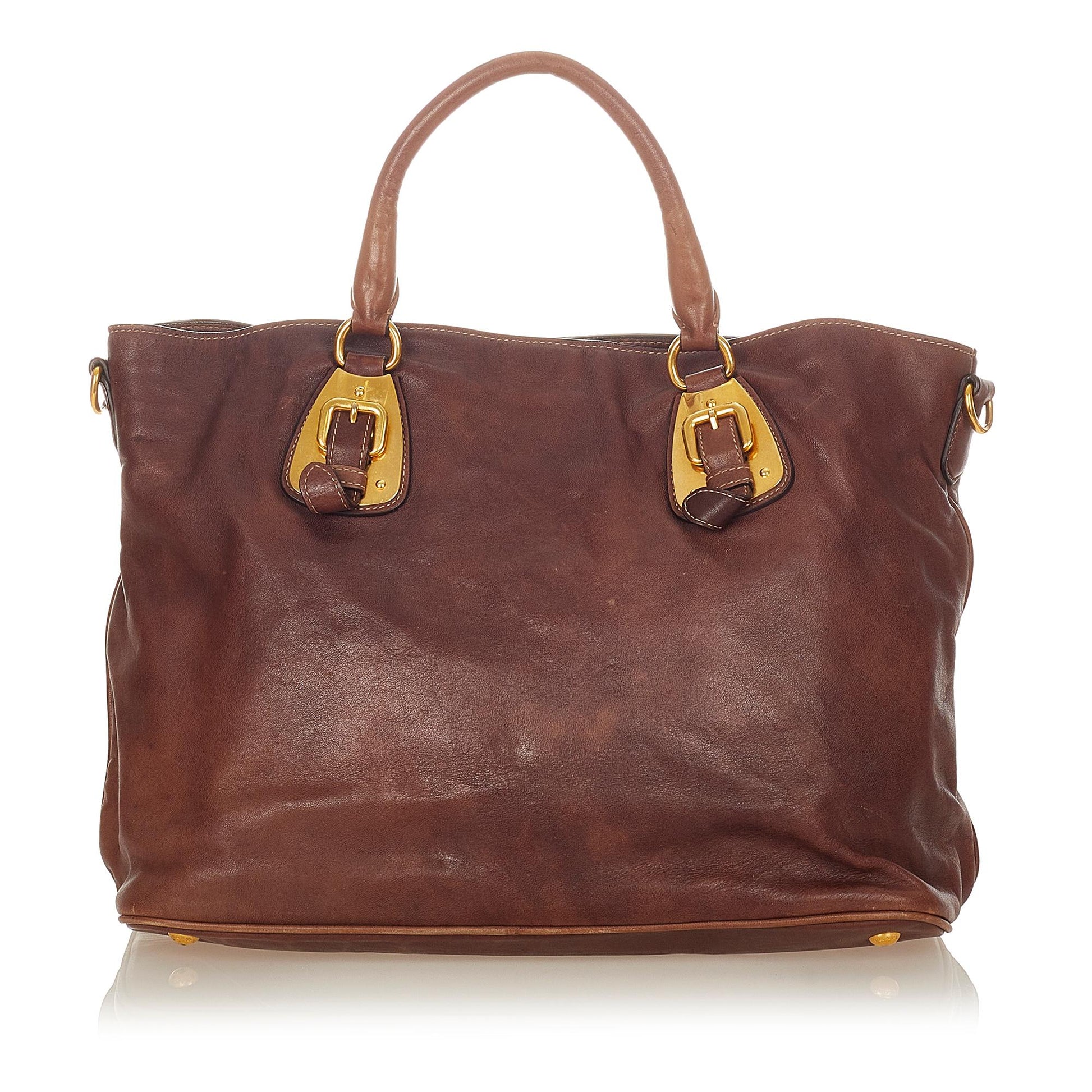Prada Daino Satchel Shg Vitello Satchel Bag Satchel Shg 26264