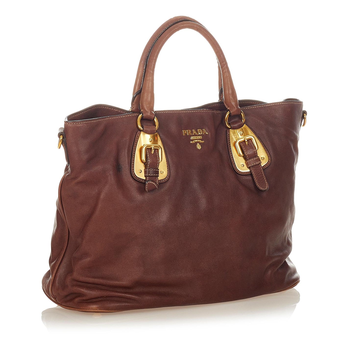 Prada Daino Satchel Shg Vitello Satchel Bag Satchel Shg 26264