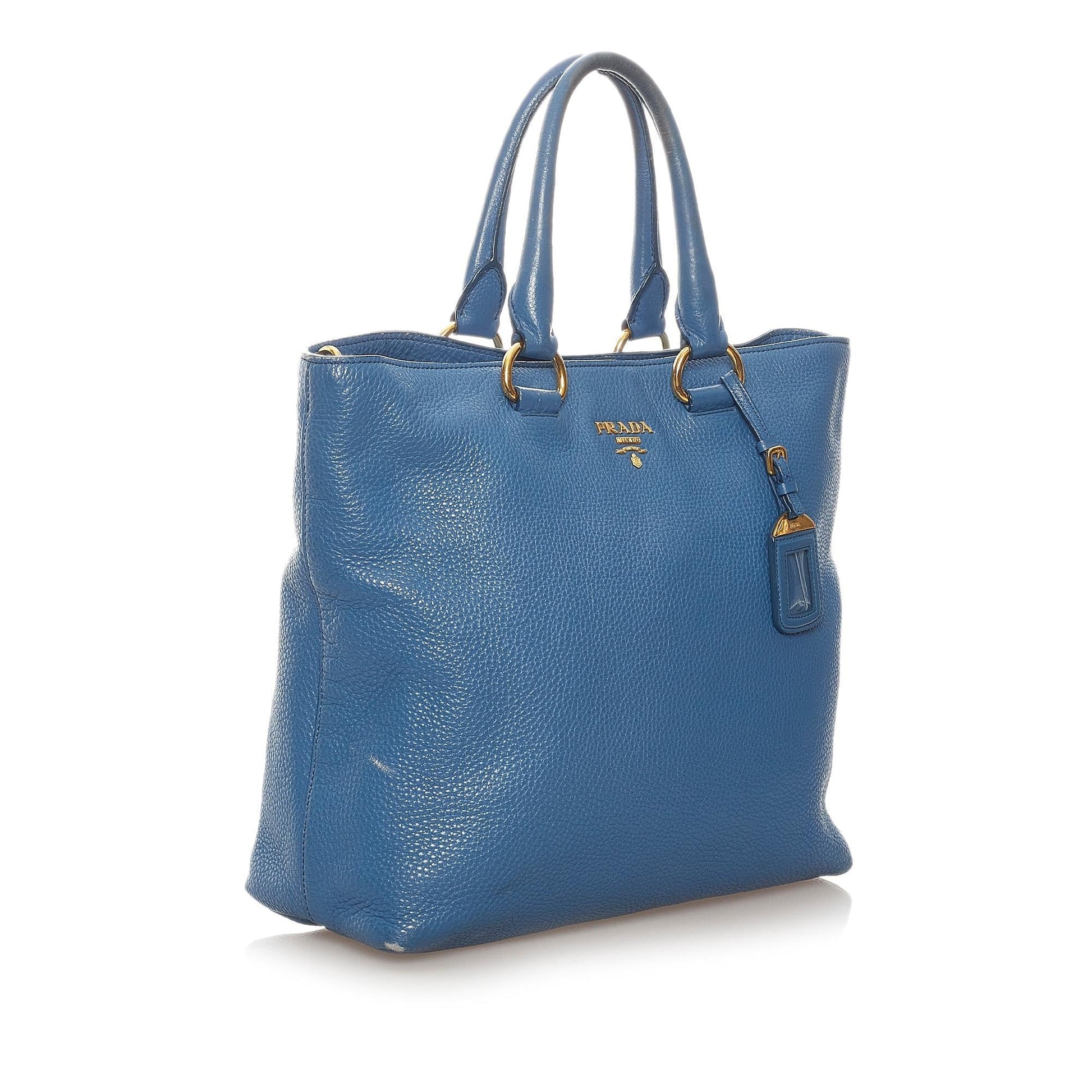 Prada Daino Satchel Shg Vitello Satchel Bag