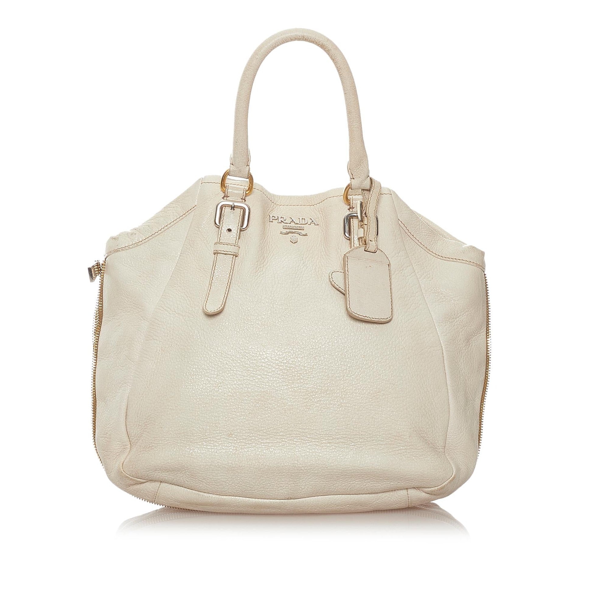 Prada Daino Satchel Shg Vitello Satchel Bag Satchel Shg 27636