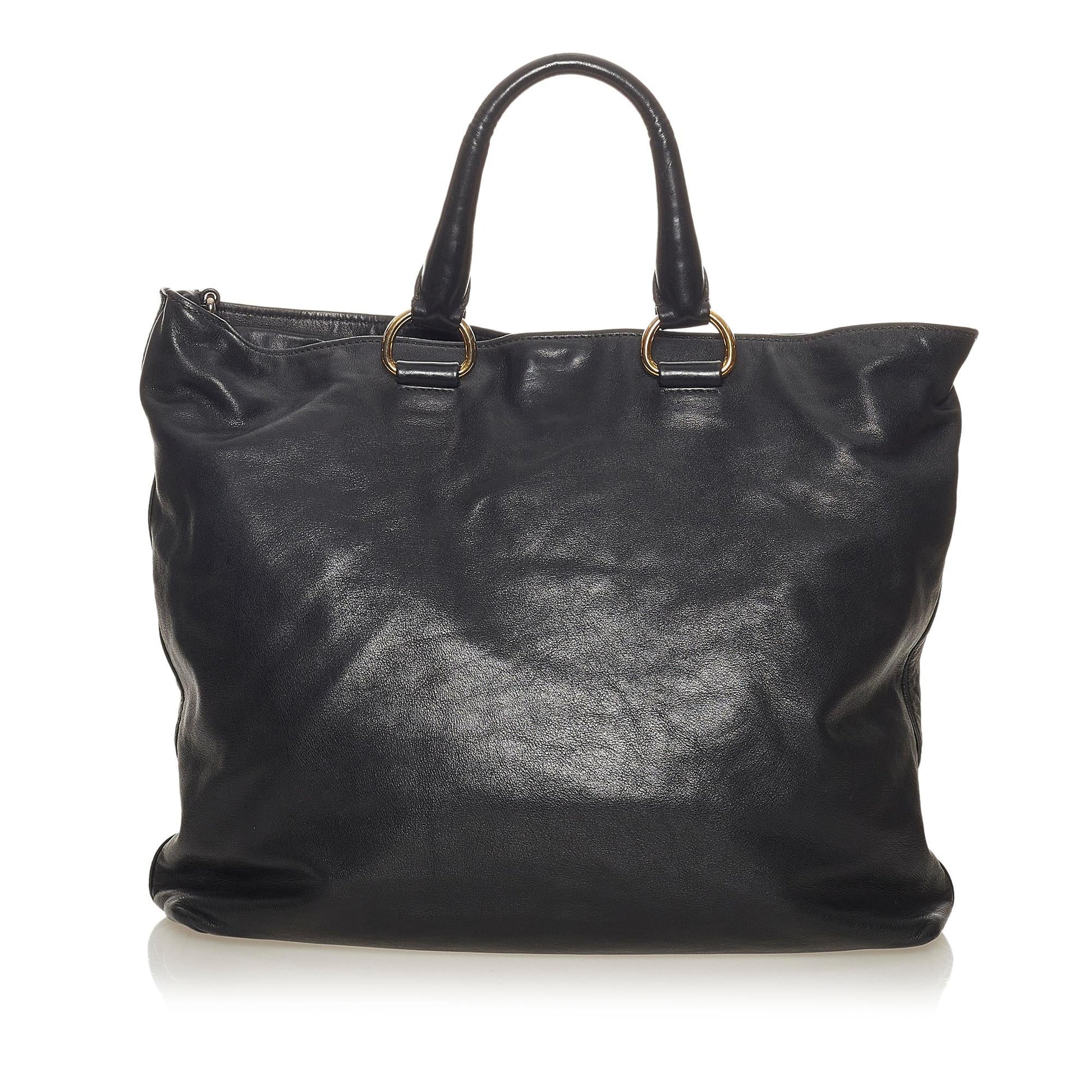 Prada Daino Satchel Shg Vitello Satchel Bag Satchel Shg 27750