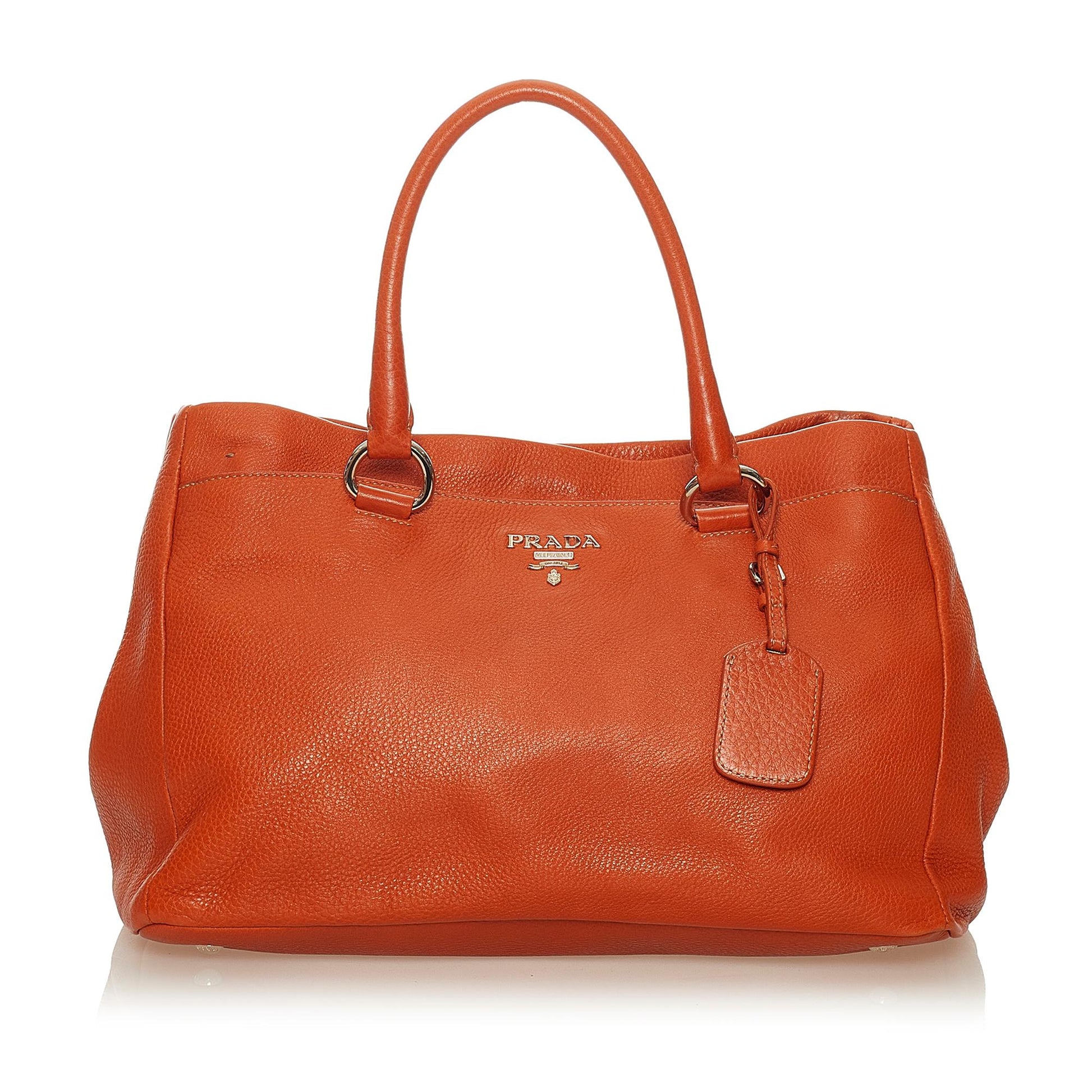 Prada Daino Satchel Shg Vitello Satchel Bag Satchel Shg 27836