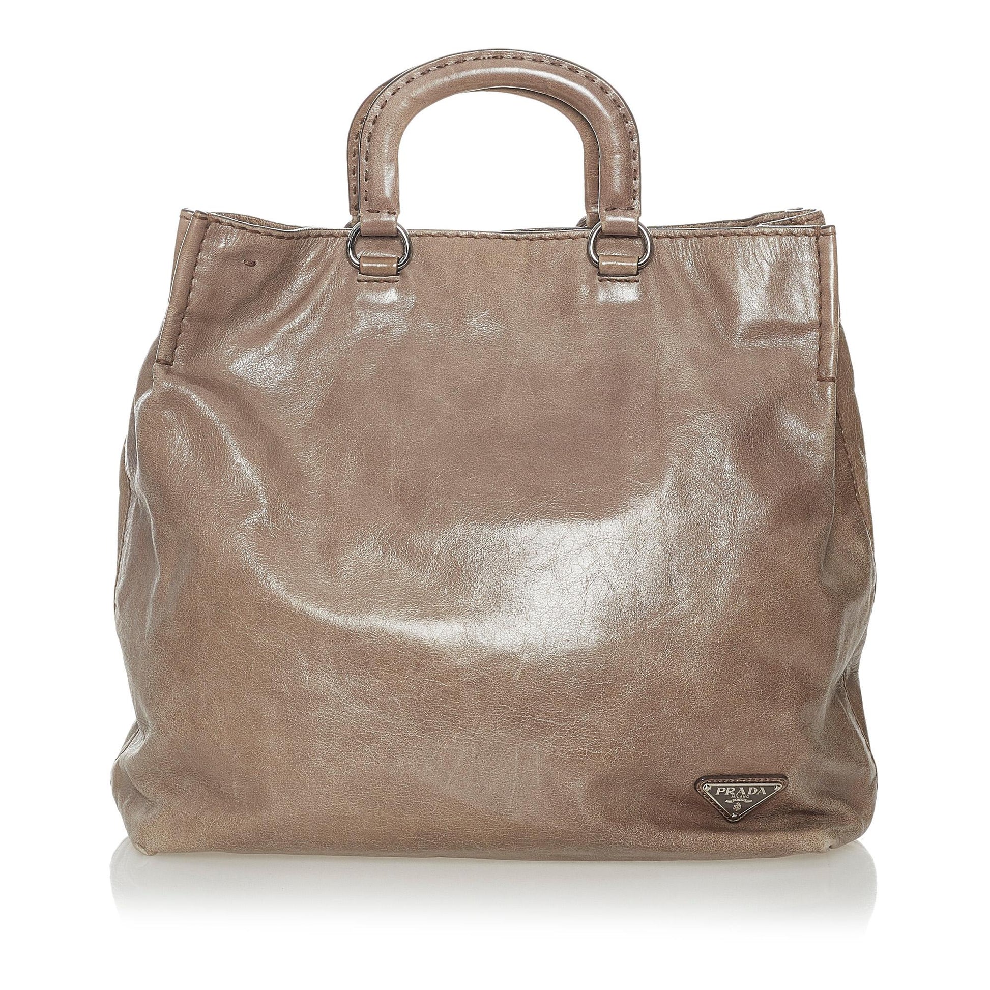 Prada Daino Satchel Shg Vitello Satchel Bag Satchel Shg 28079