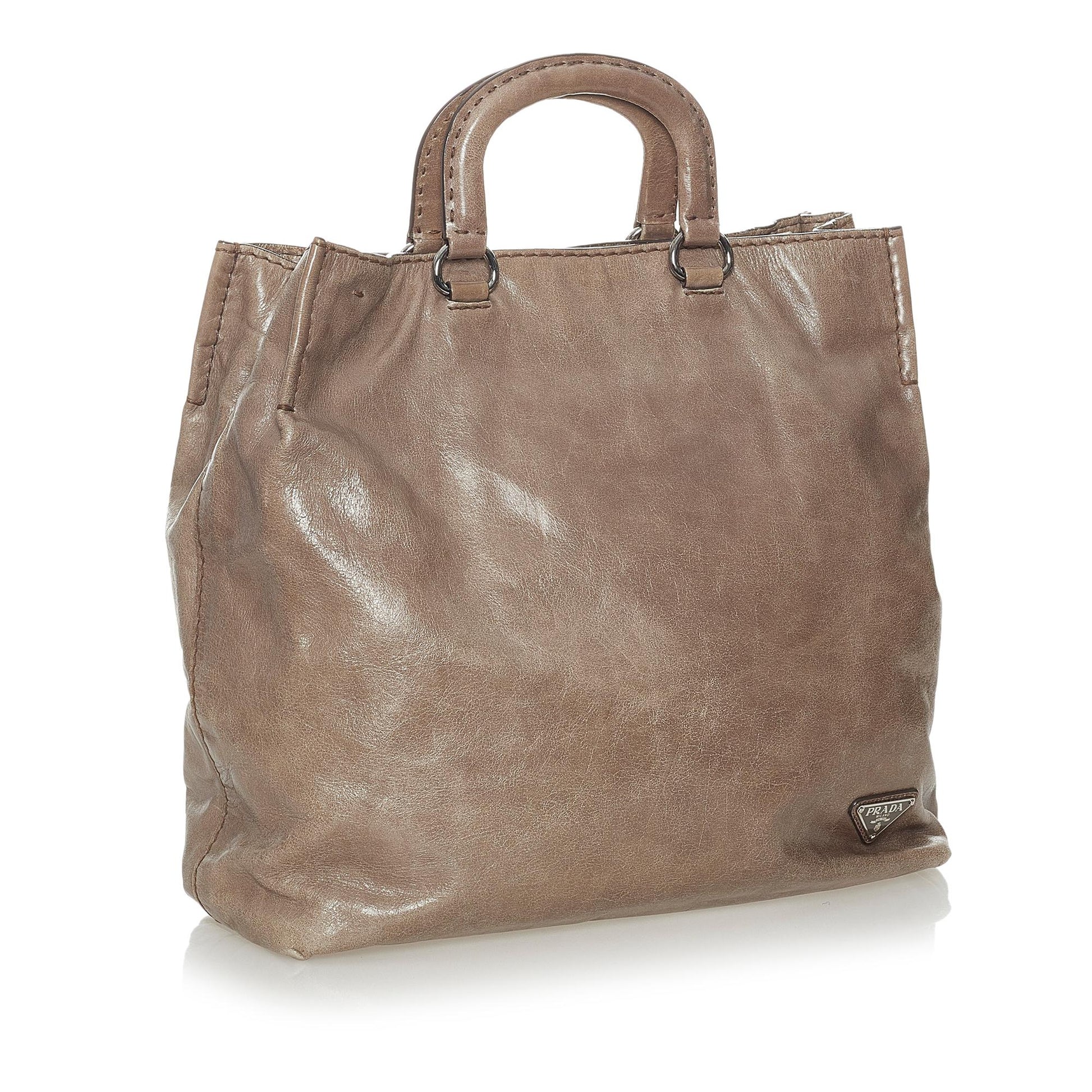 Prada Daino Satchel Shg Vitello Satchel Bag Satchel Shg 28079
