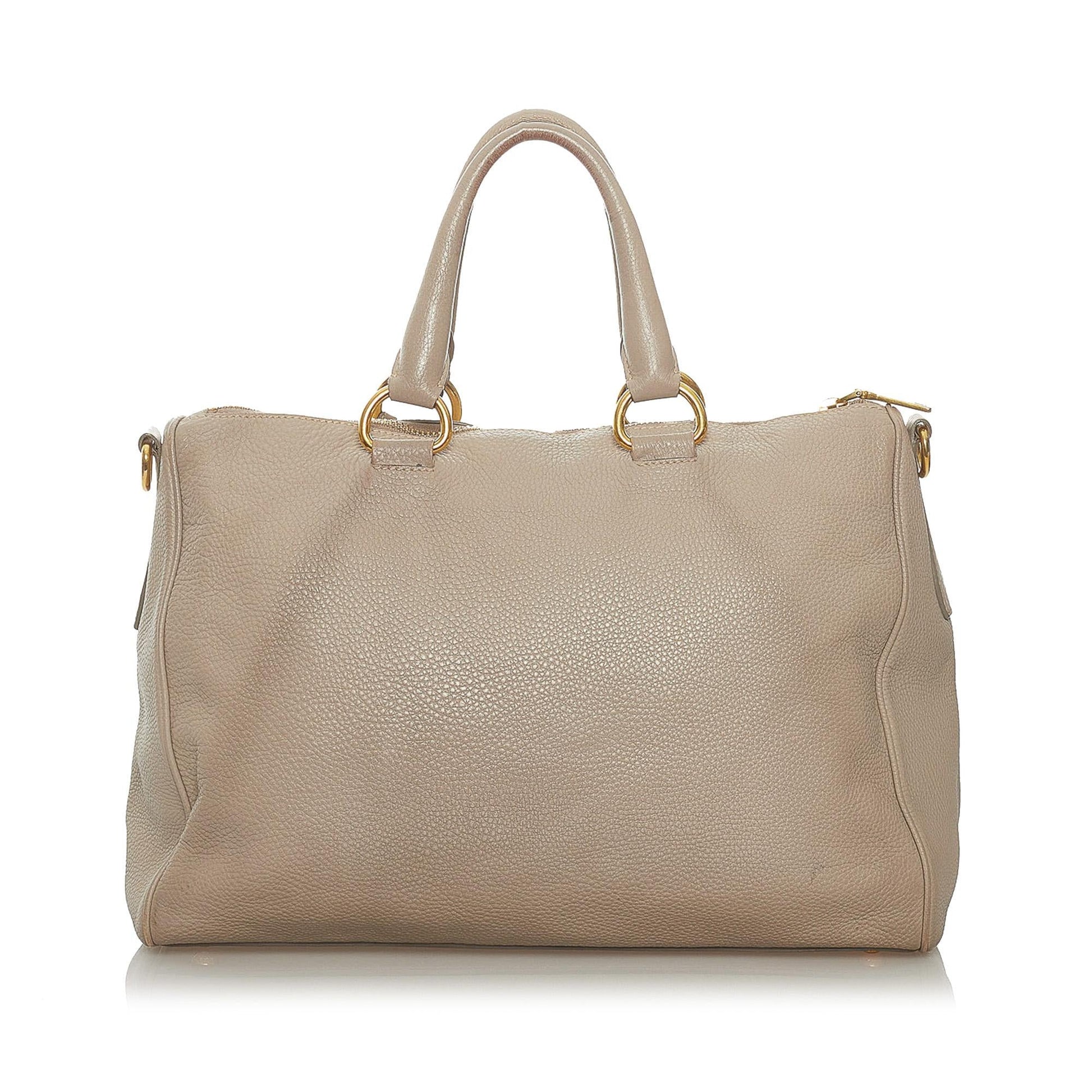 Prada Daino Satchel Shg Vitello Satchel Bag Satchel Shg 28508