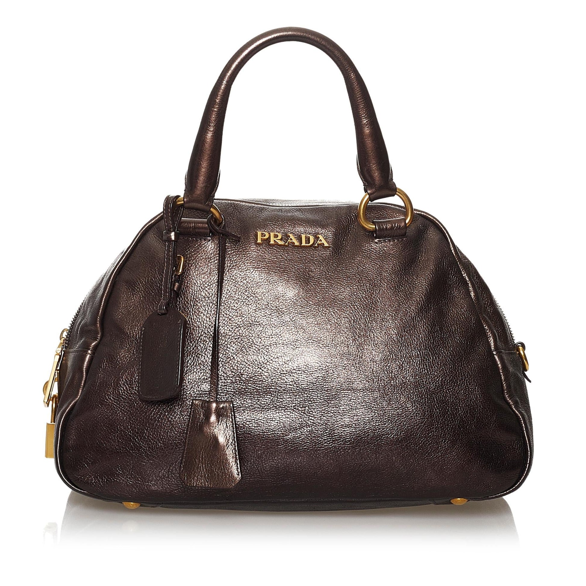 Prada Daino Satchel Shg Vitello Satchel Bag Satchel Shg 30119