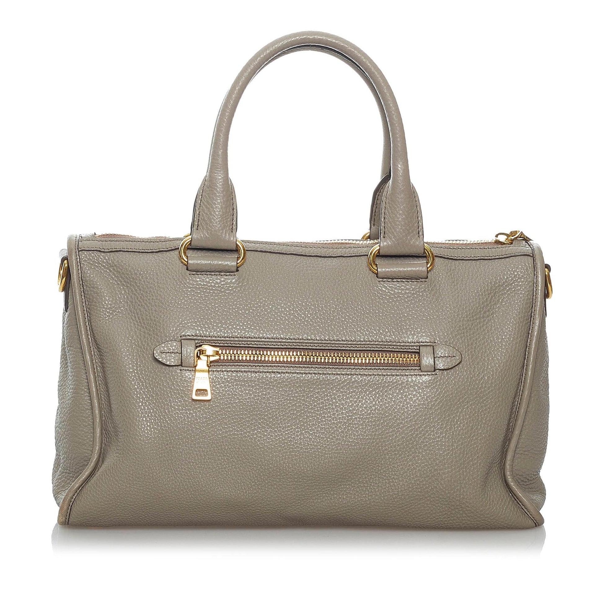 Prada Daino Satchel Shg Vitello Satchel Bag Satchel Shg 30303