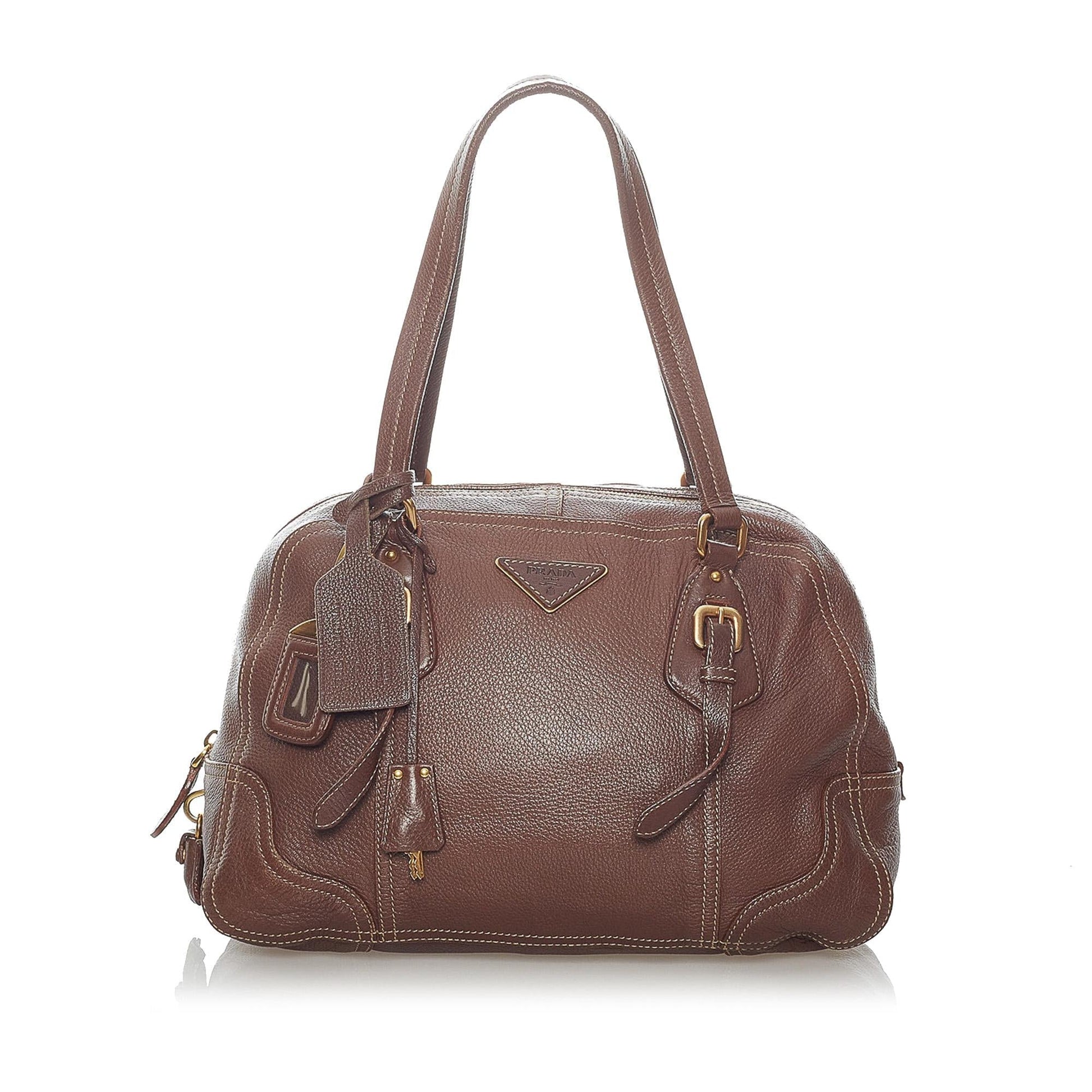 Prada Daino Satchel Shg Vitello Satchel Bag Satchel Shg 30840