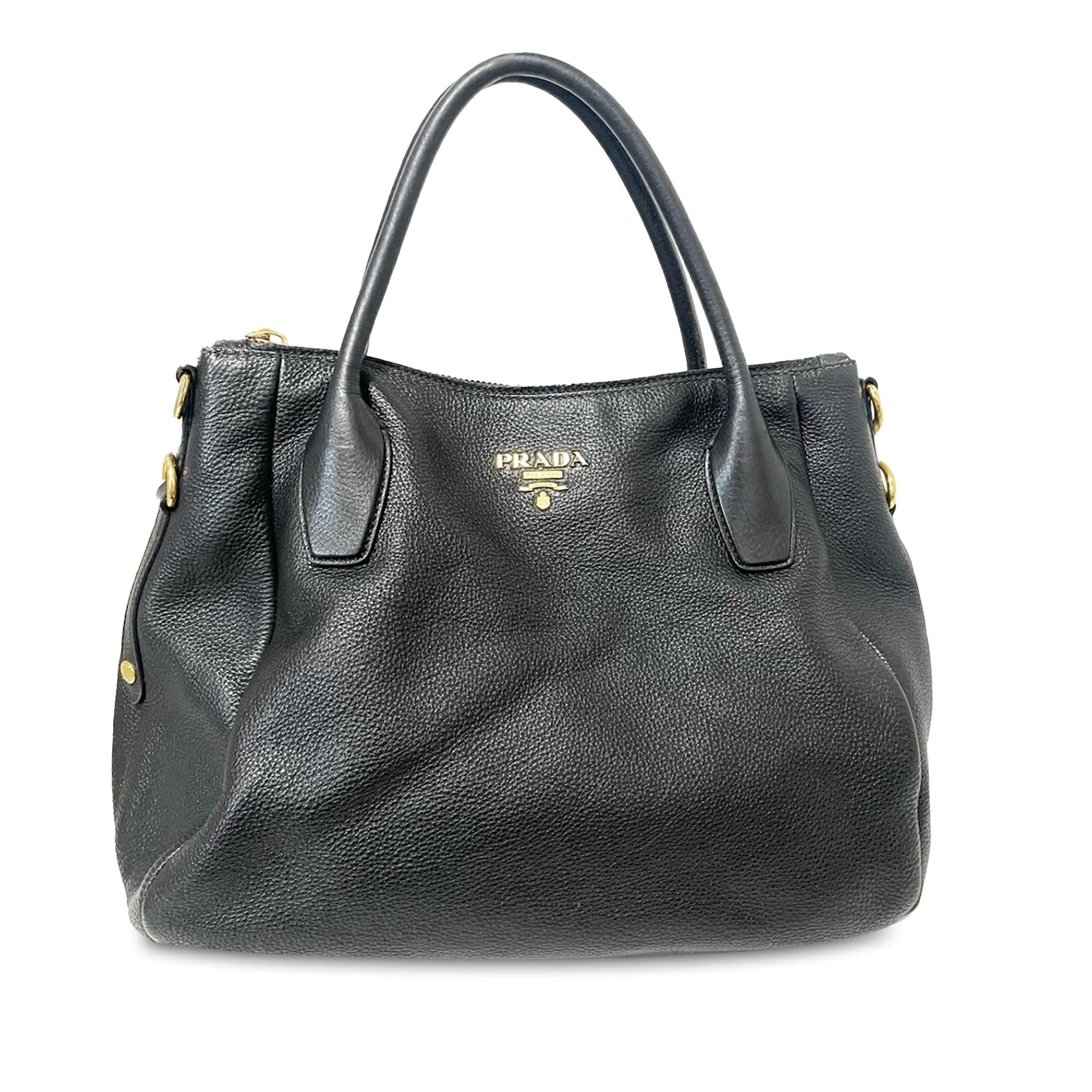 Prada Daino Satchel Shg Ykepip Vitello Satchel Bag