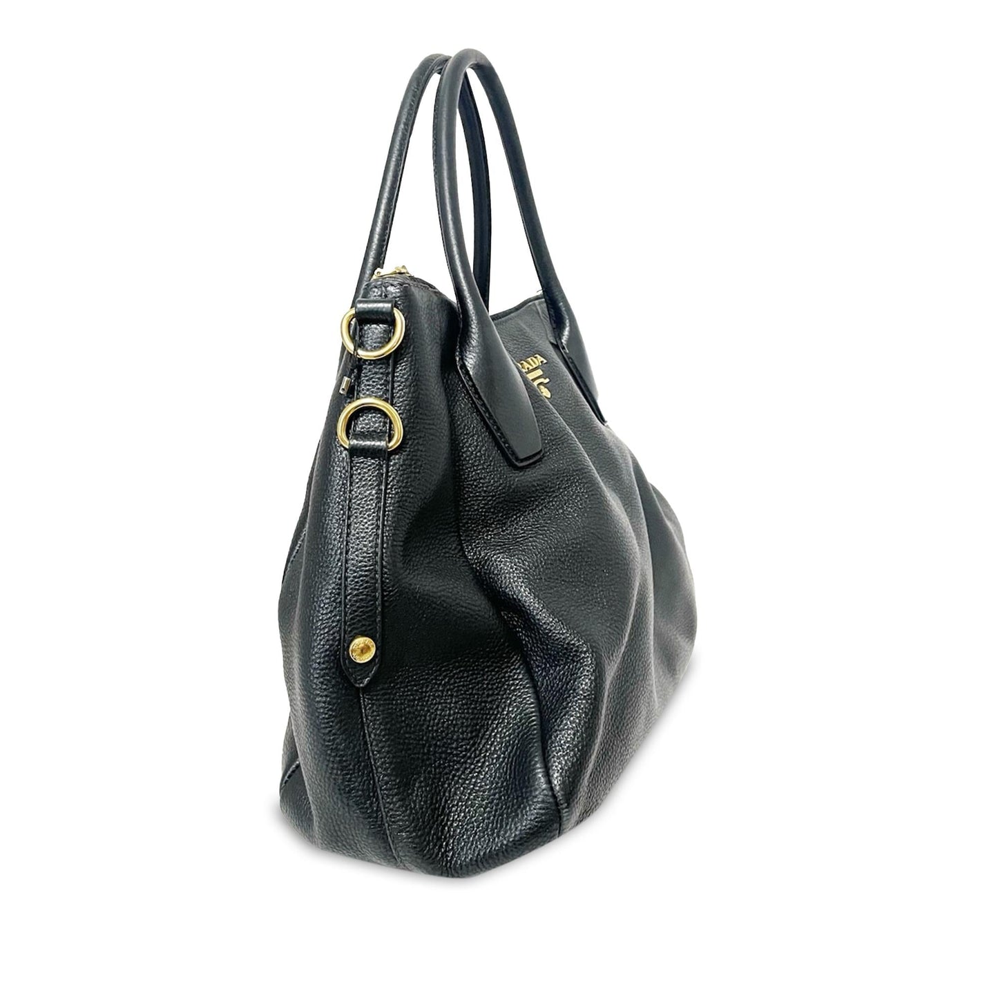Prada Daino Satchel Shg Ykepip Vitello Satchel Bag