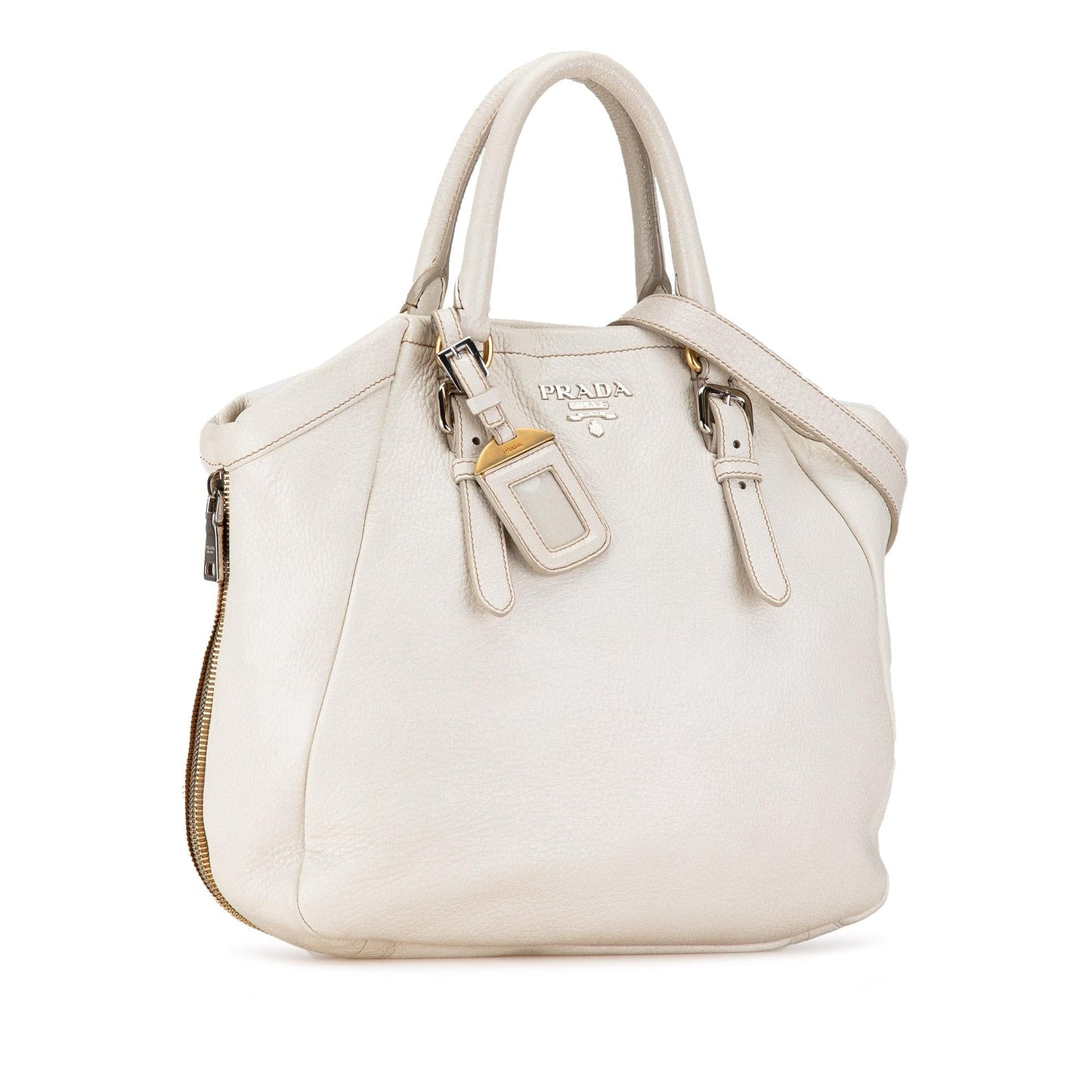 Prada Daino Satchel Shg Cf3Yos Vitello Satchel Bag