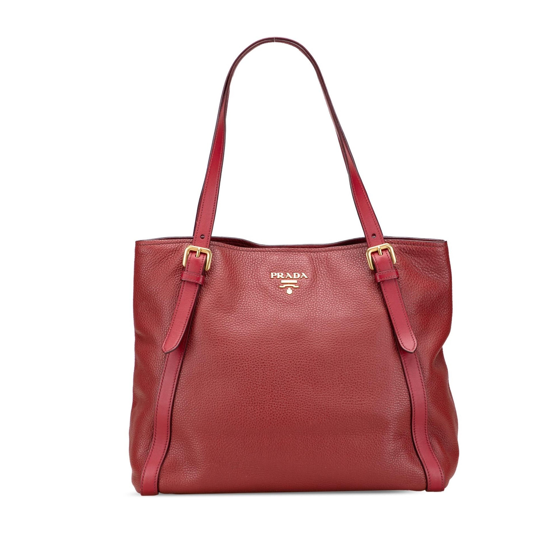 Prada Daino Shopping Tote Vitello Tote Bag