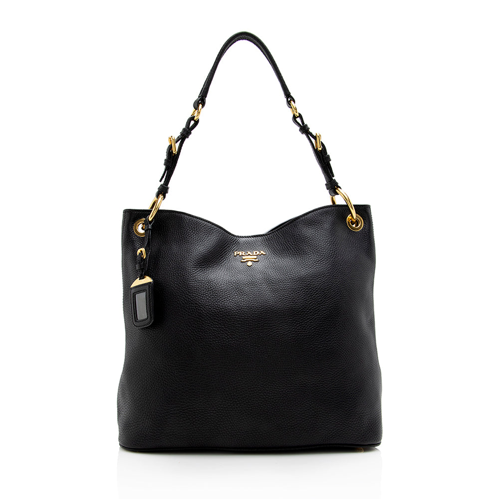 Prada Daino Shoulder Bag Shf Vitello