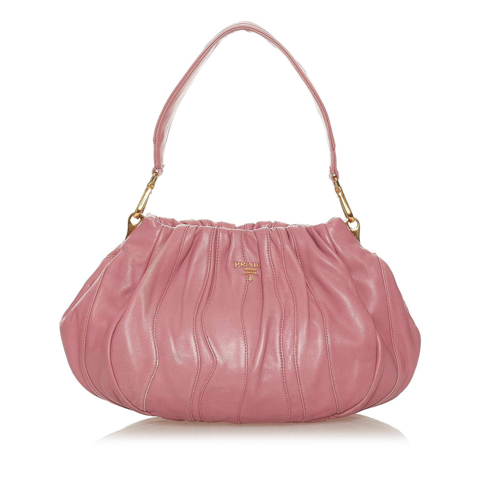 Prada Daino Shoulder Bag Shg Vitello