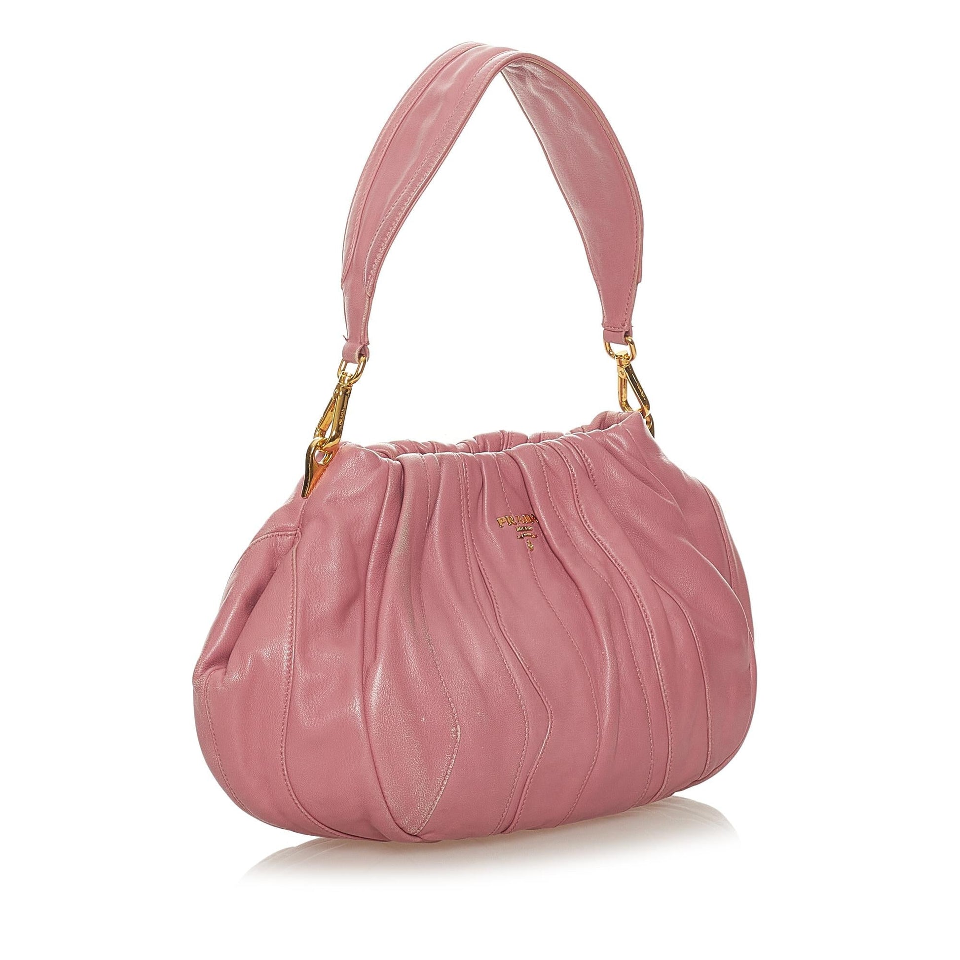 Prada Daino Shoulder Bag Shg Vitello