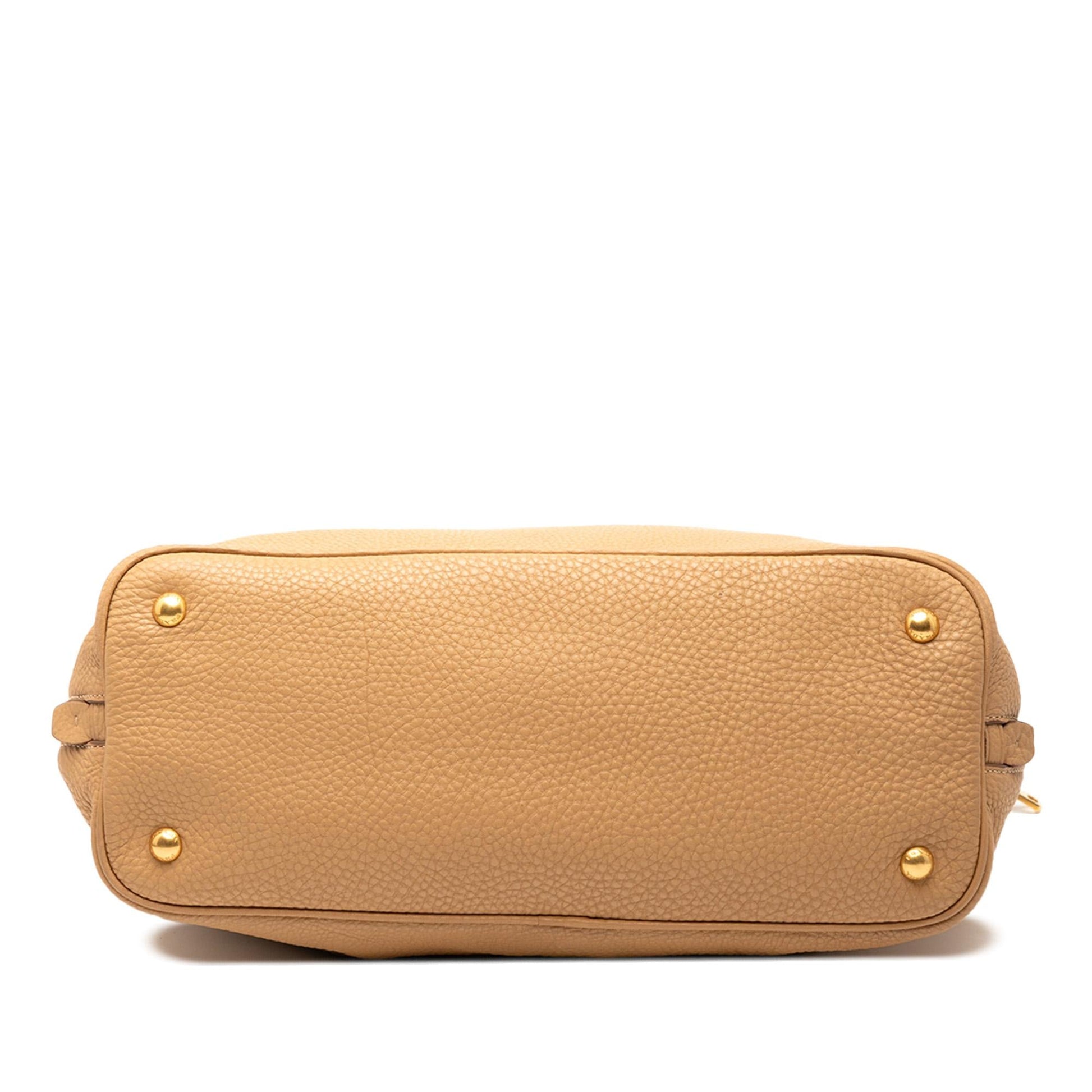 Prada Daino Side Convertible Tote Vitello Zip Tote Bag Convertible Tote 1