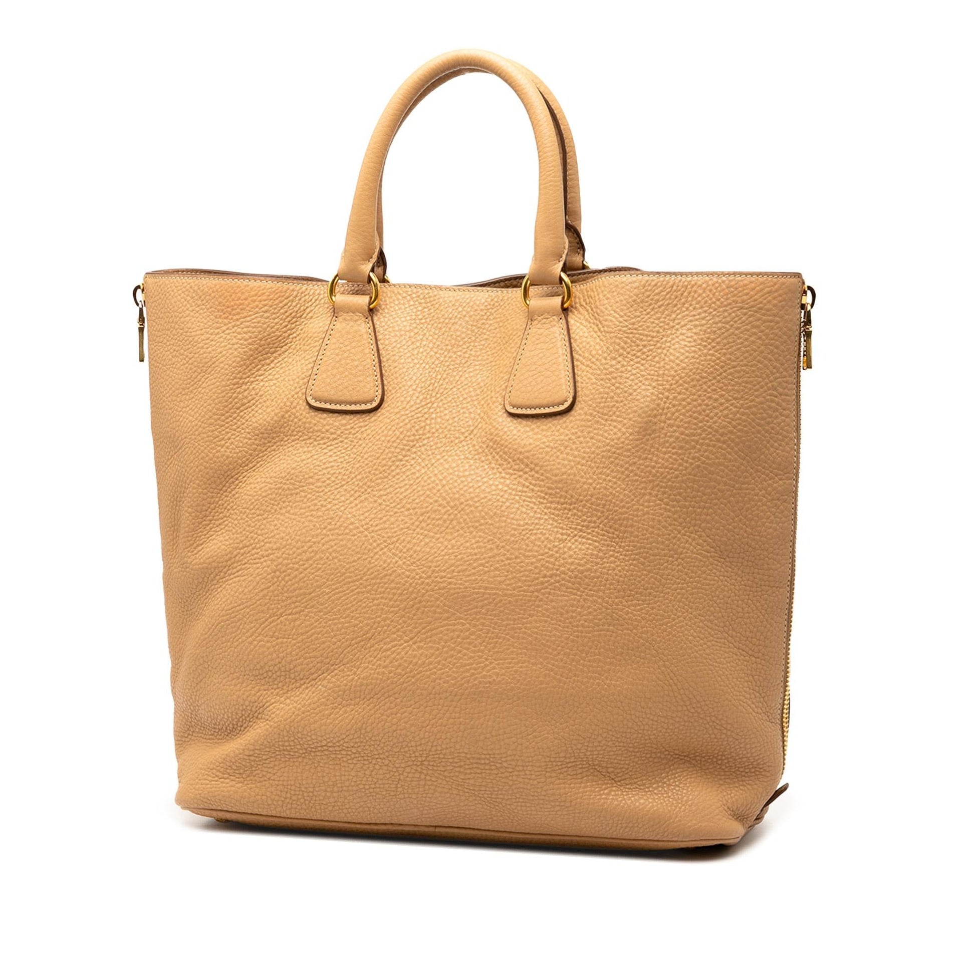 Prada Daino Side Convertible Tote Vitello Zip Tote Bag Convertible Tote 1