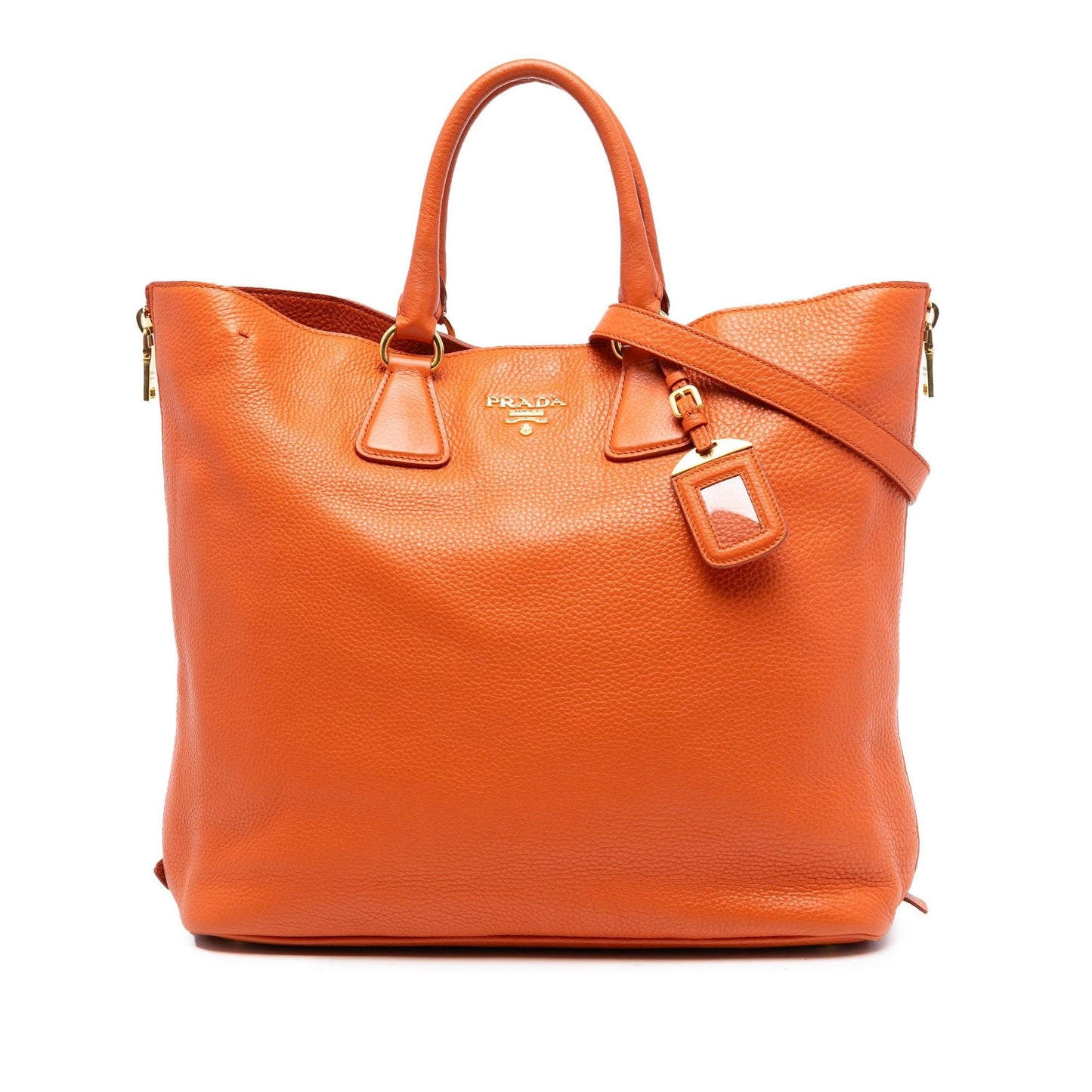Prada Daino Side Convertible Tote Vitello Zip Tote Bag Convertible Tote 2