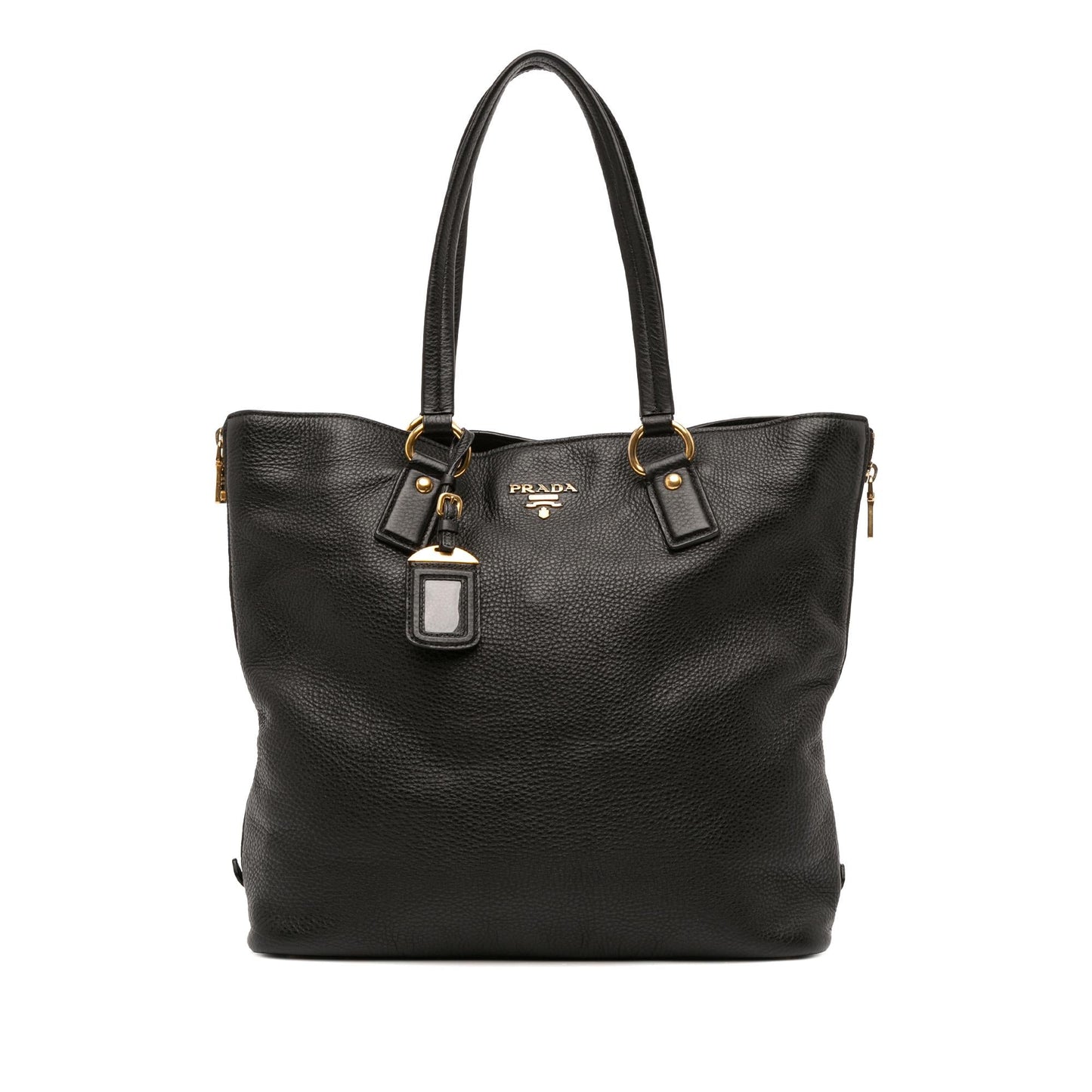 Prada Daino Side Tote Vitello Zip Tote Bag Zip Tote 1