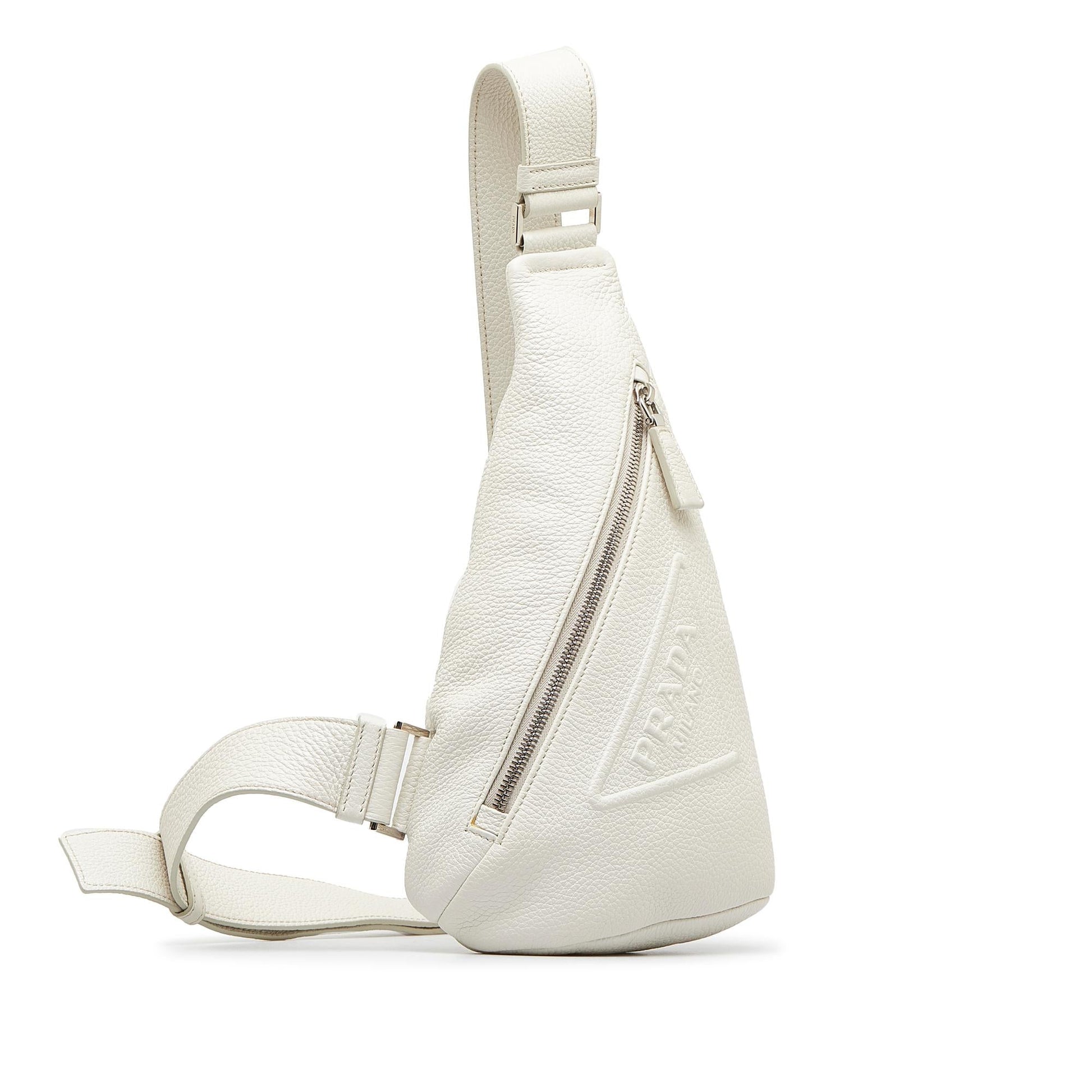 Prada Daino Sling Bag Shg L8Es0A Vitello Crossbody Bag