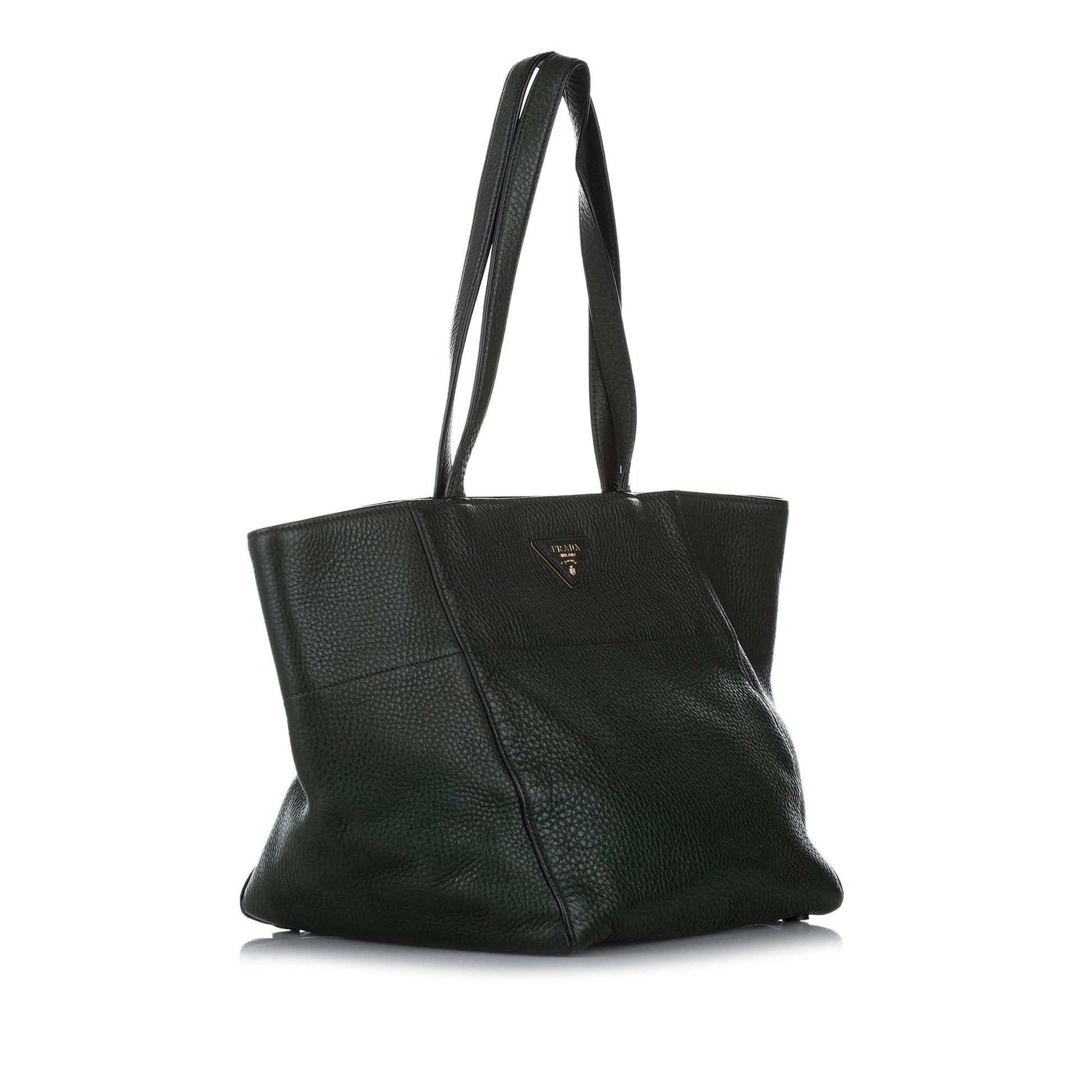 Prada Daino Tote Bag Shg Vitello Bag Shg 16965