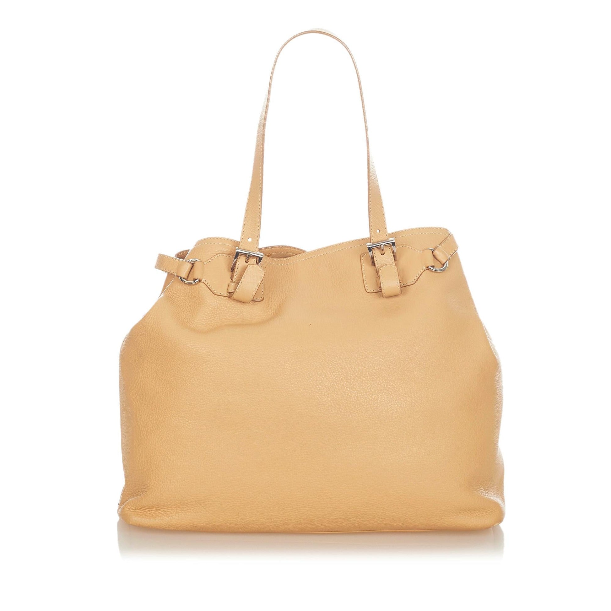 Prada Daino Tote Bag Shg Vitello Bag Shg 20809